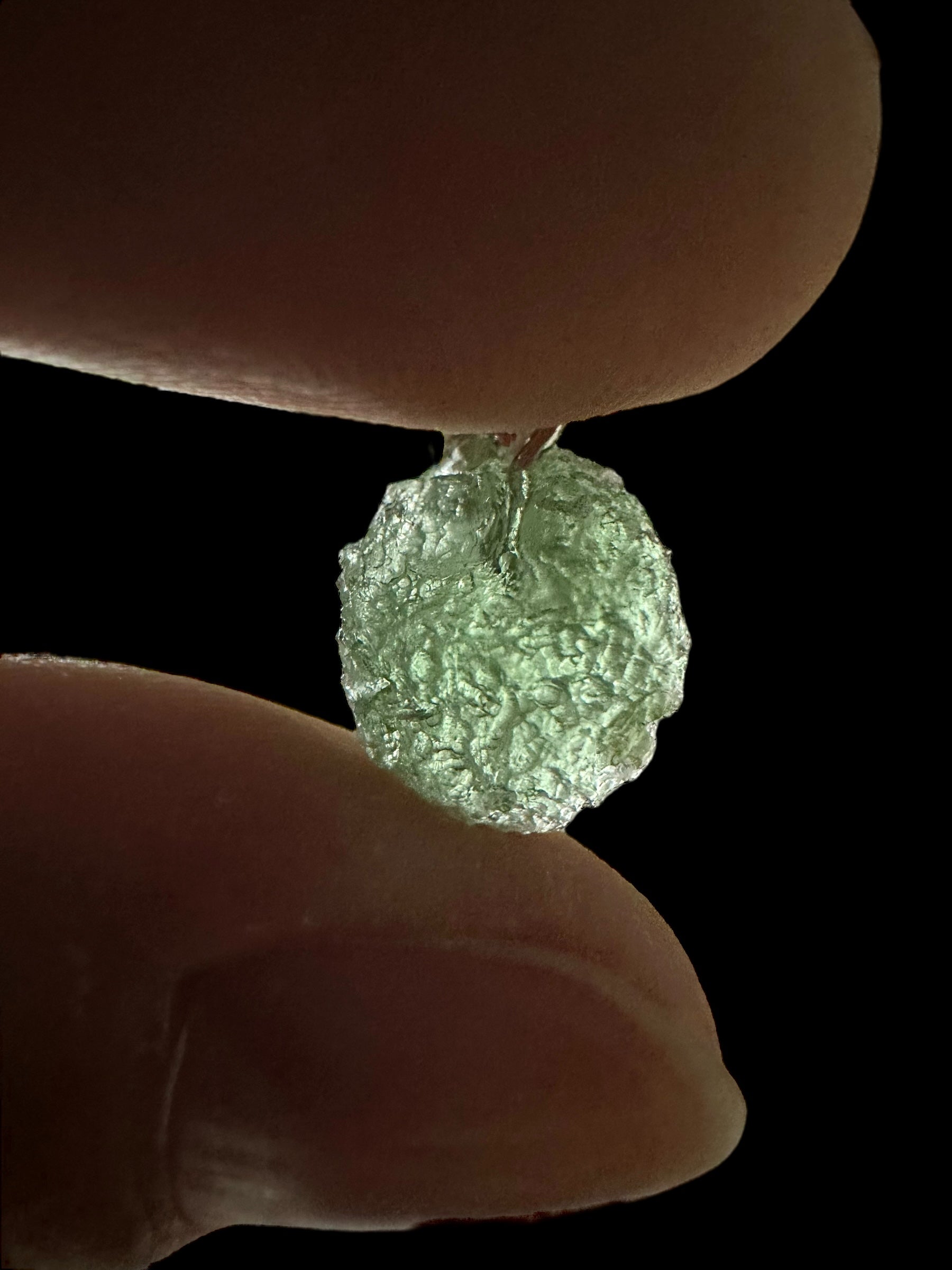 Moldavite pendant 0,7g - P/V460
