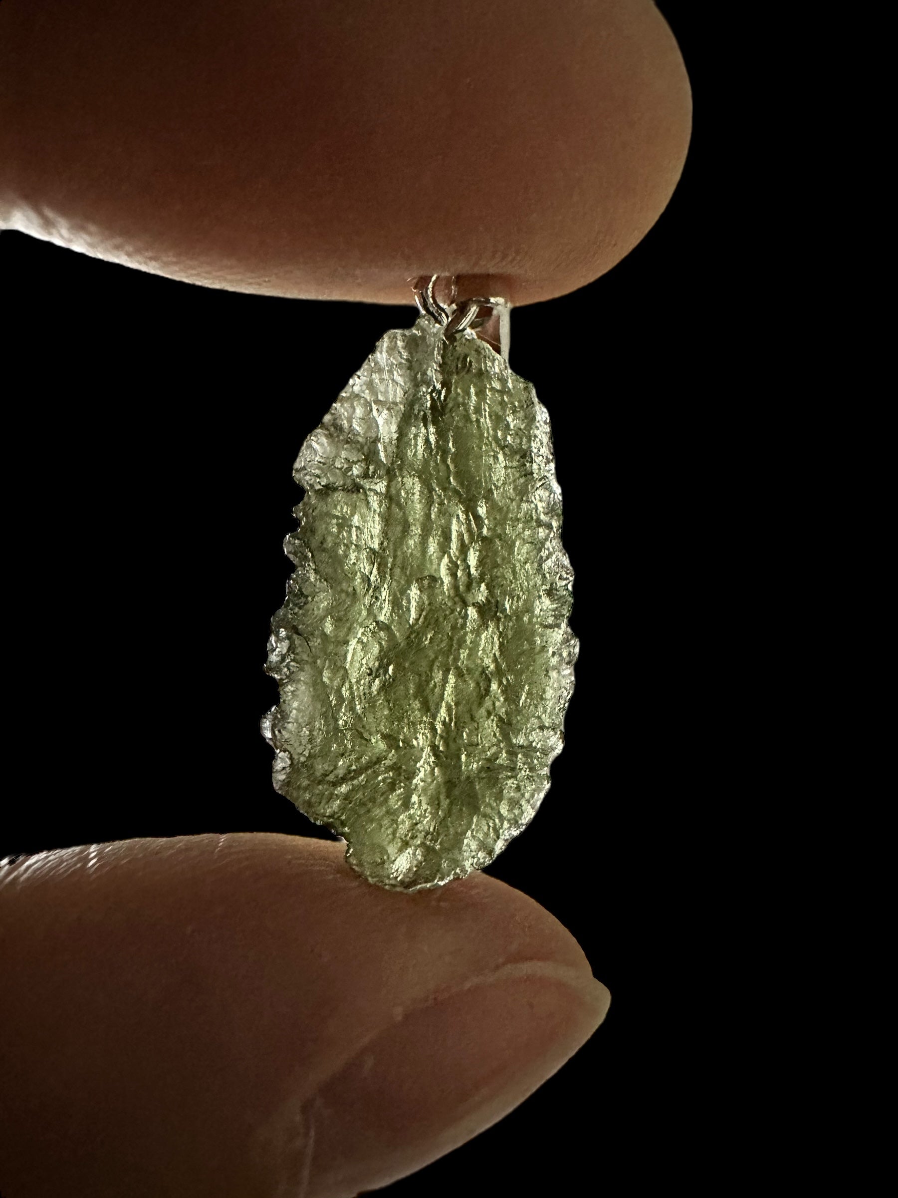 Moldavite pendant 1,5g - P/V484