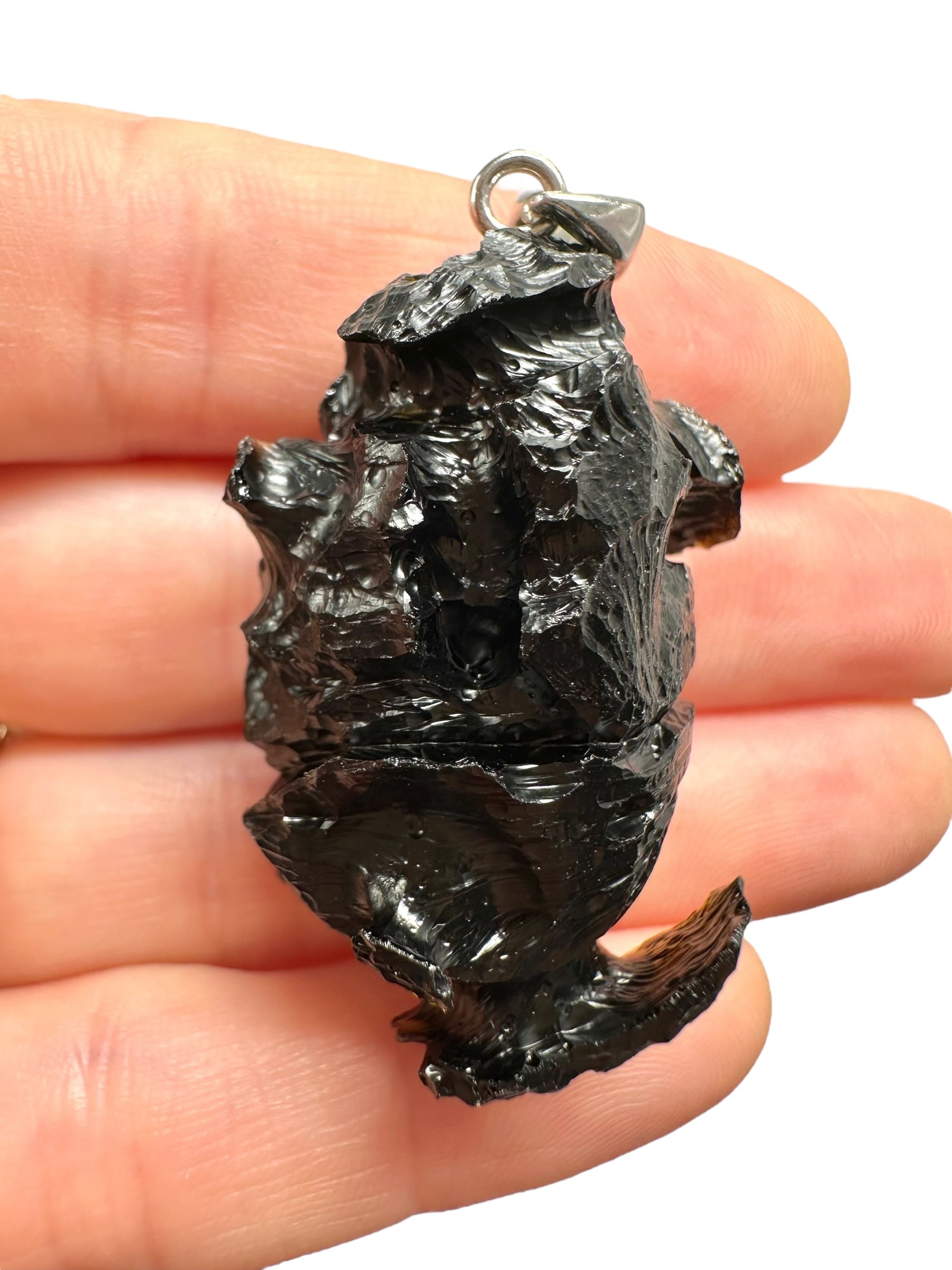 Silver bilitonite pendant 17,8g