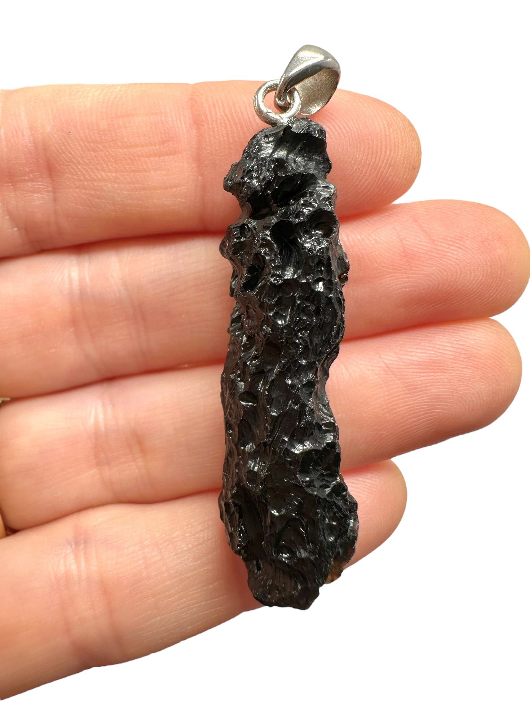 Silver bilitonite pendant 7,8g
