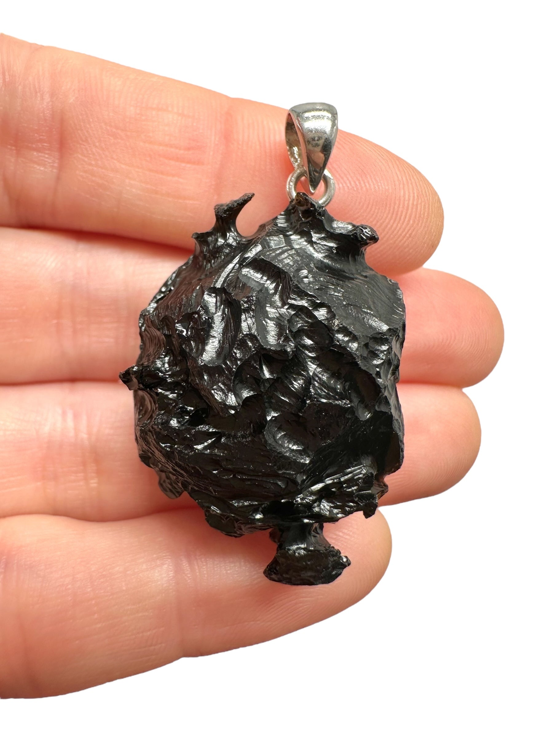 Silver bilitonite pendant 13,8g