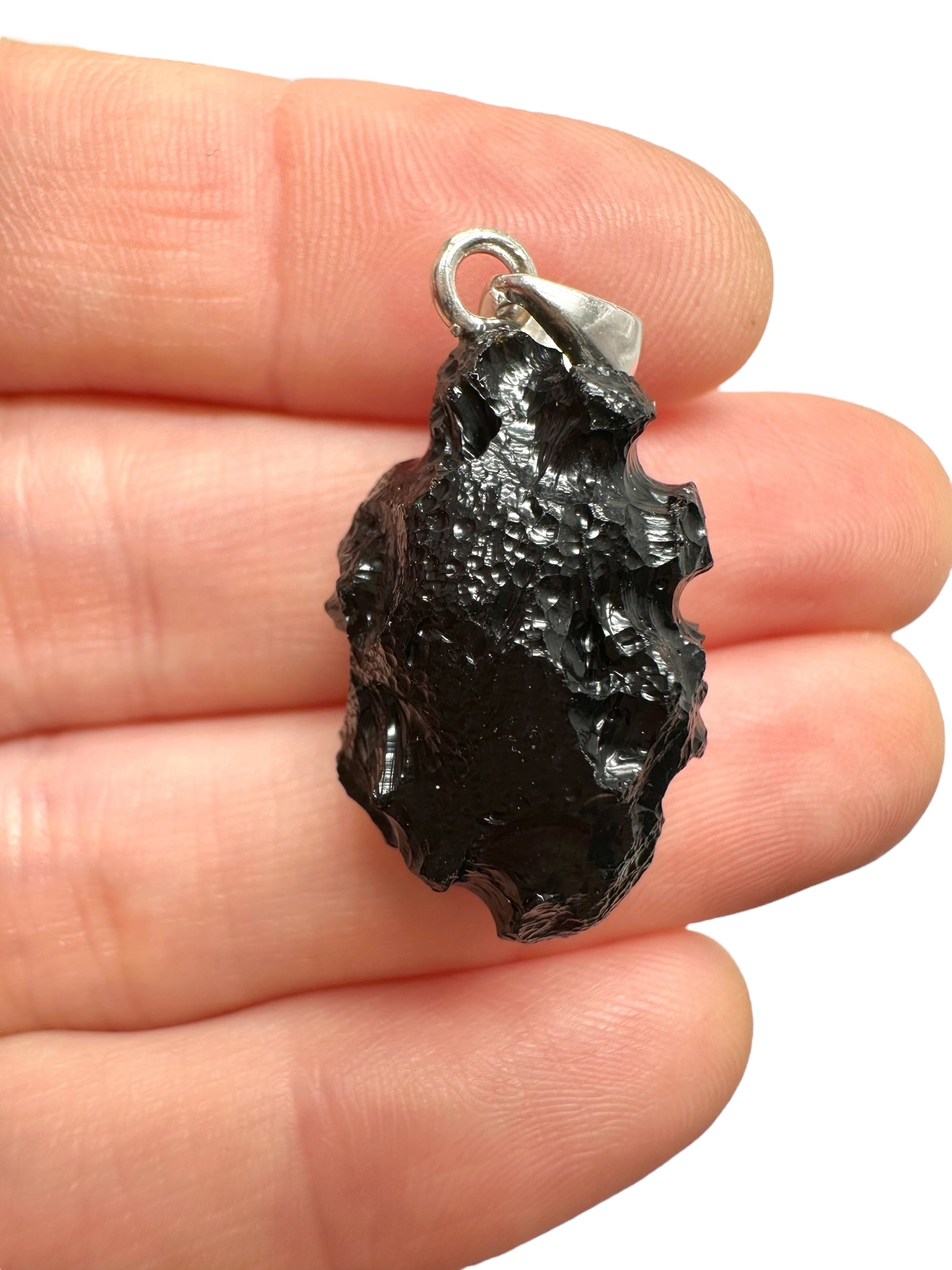 Silver bilitonite pendant 5,3g