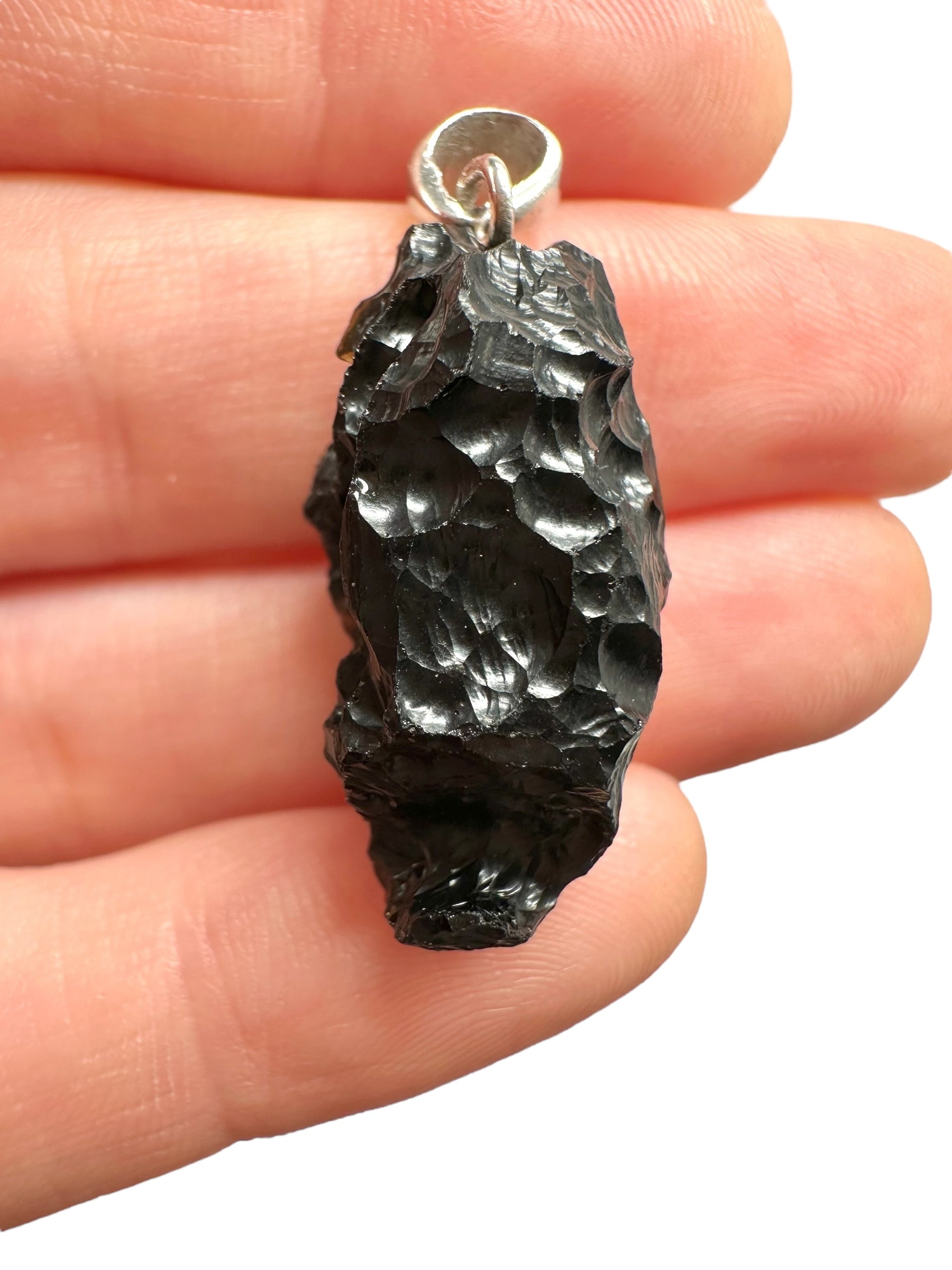 Silver bilitonite pendant 5g