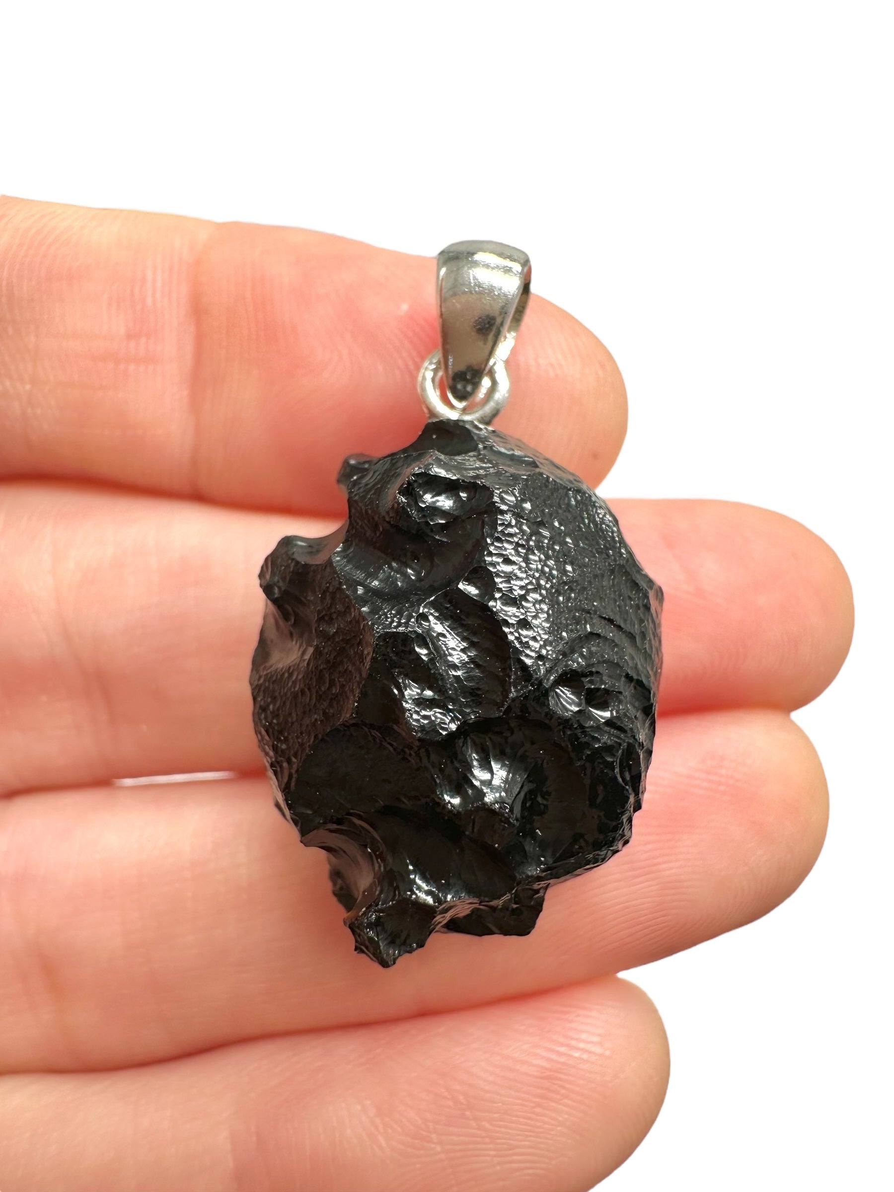Silver bilitonite pendant 7g