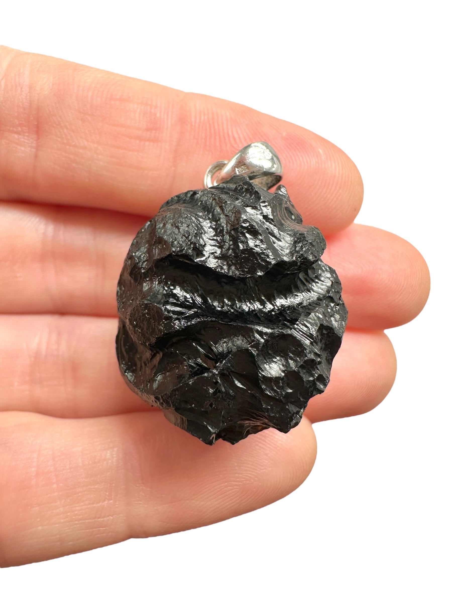 Silver bilitonite pendant 13,1g