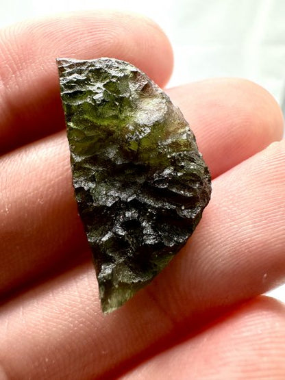 Moldavite Grezza – Olesnice – 3,3g - V438