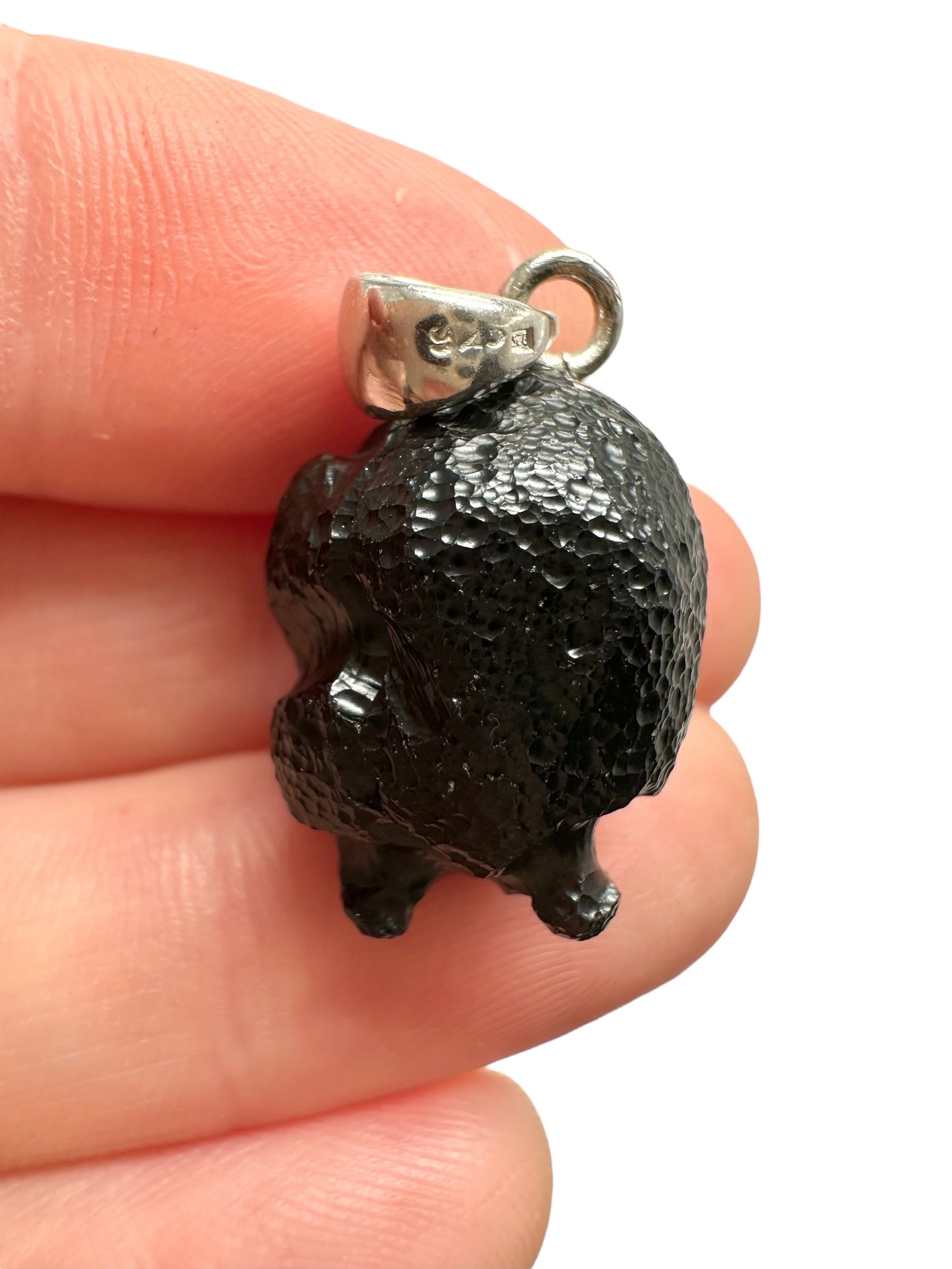 Silver bilitonite pendant 4,4g
