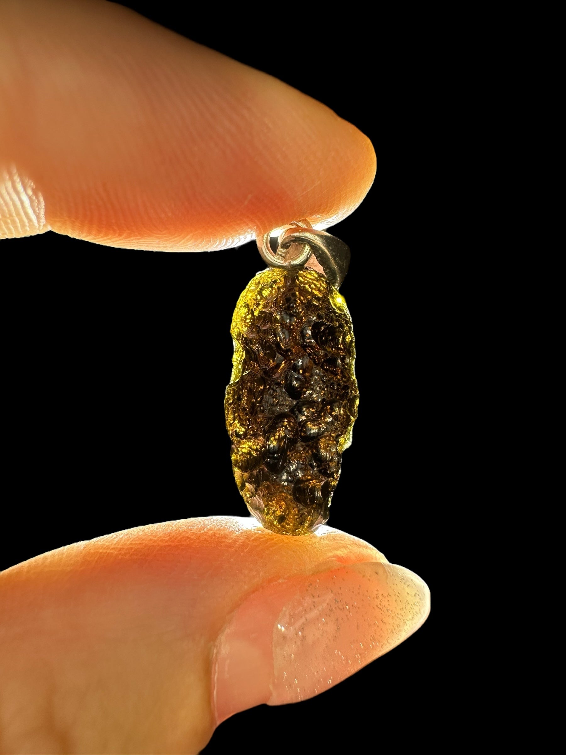 Silver indochinite pendant 2,5g - SP/I002