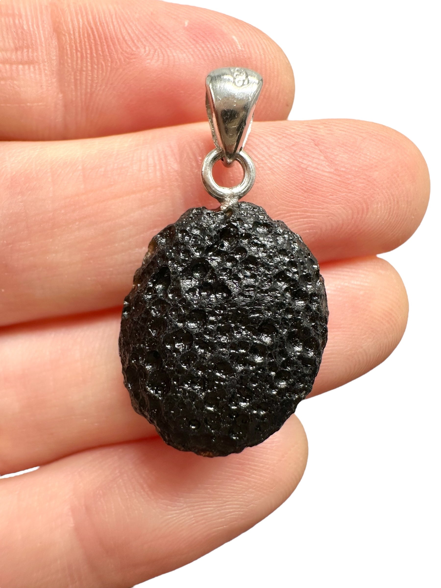 Silver indochinite pendant 3,3g - SP/I004