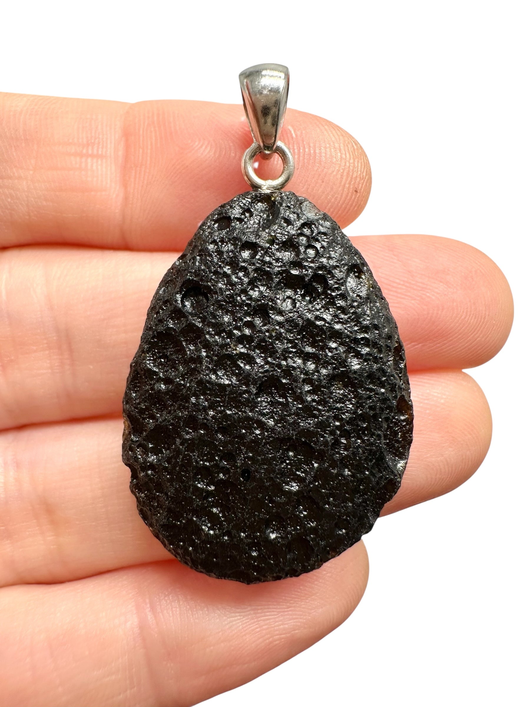 Silver indochinite pendant 7,6g - SP/I005