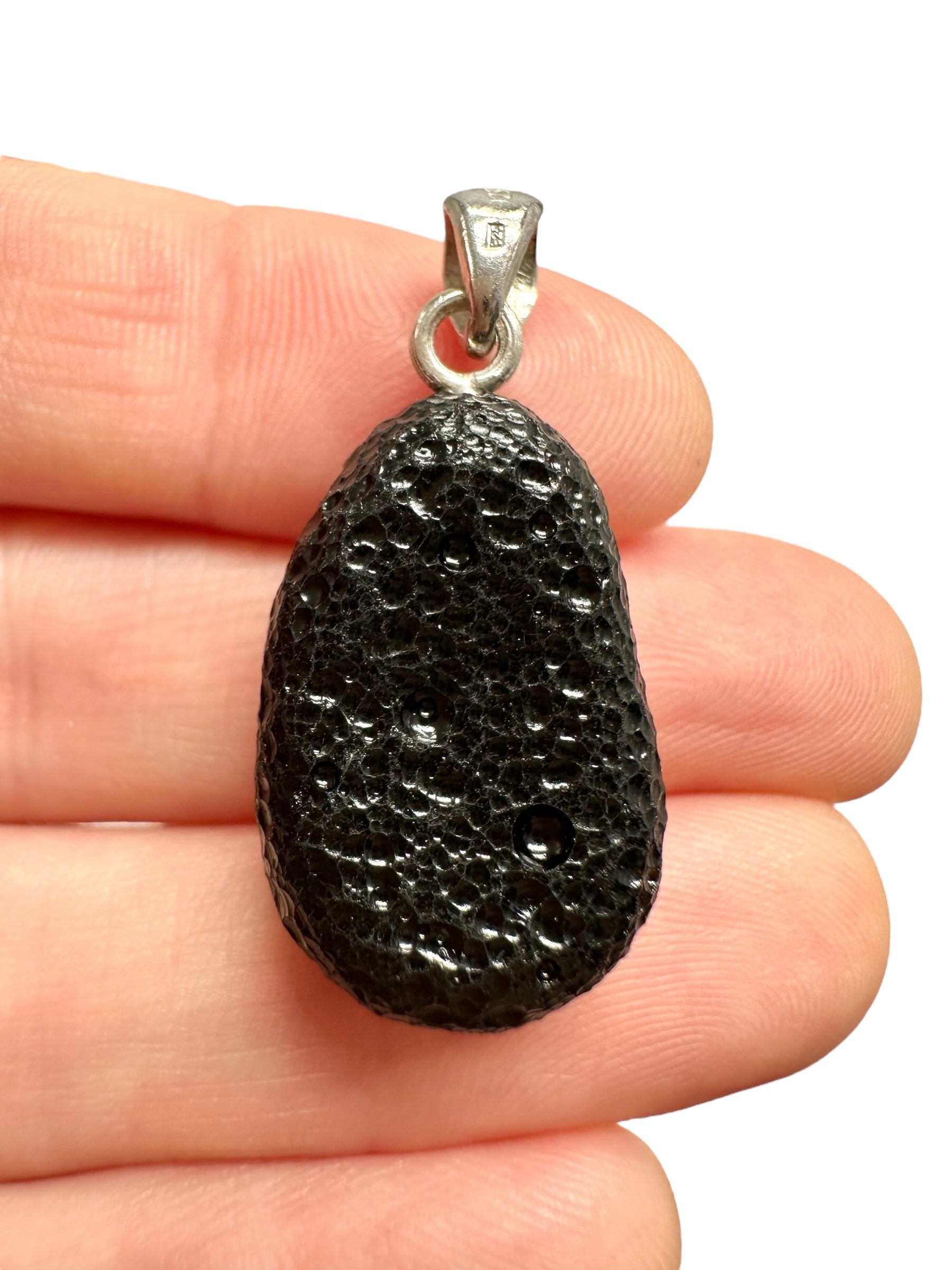 Silver indochinite pendant 4,4g - SP/I006