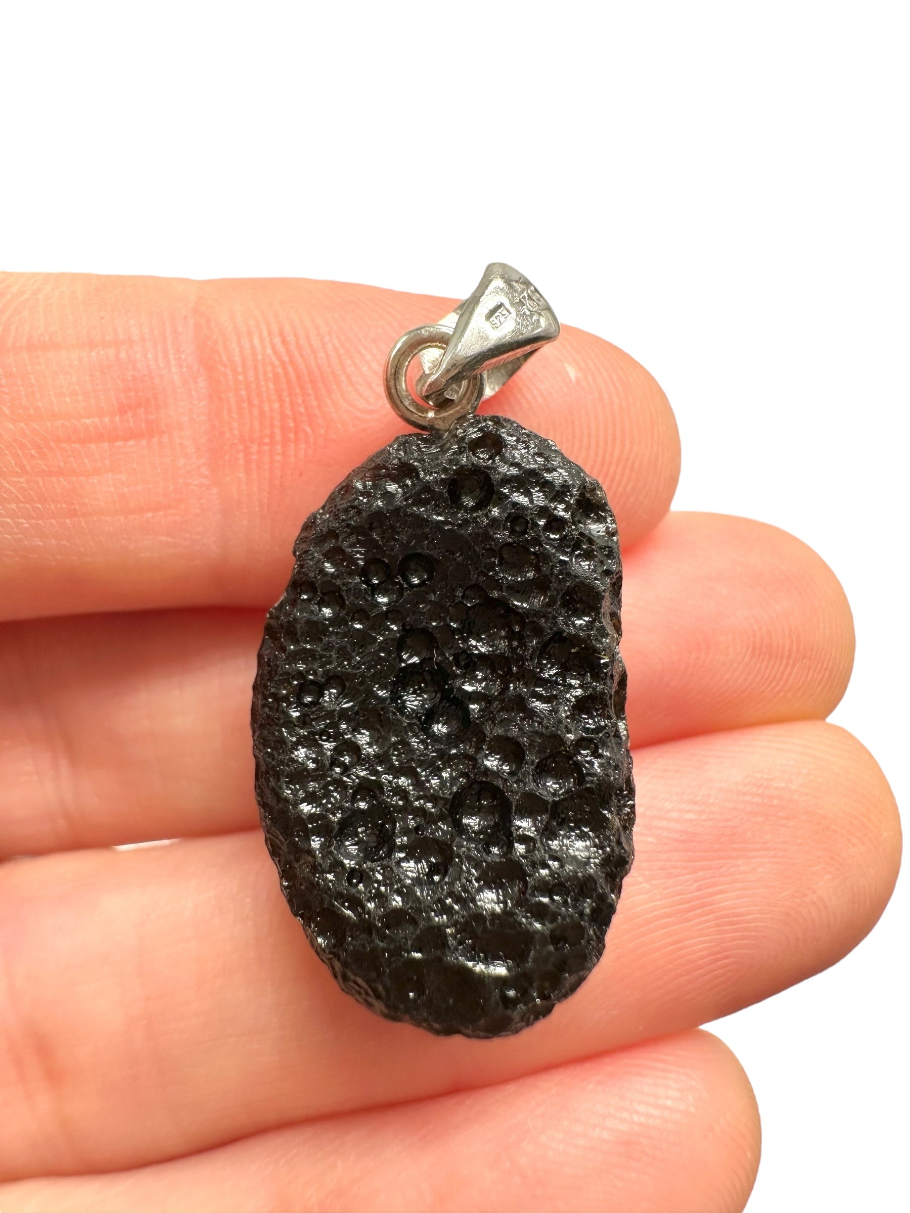 Silver indochinite pendant 4,2g - SP/I007