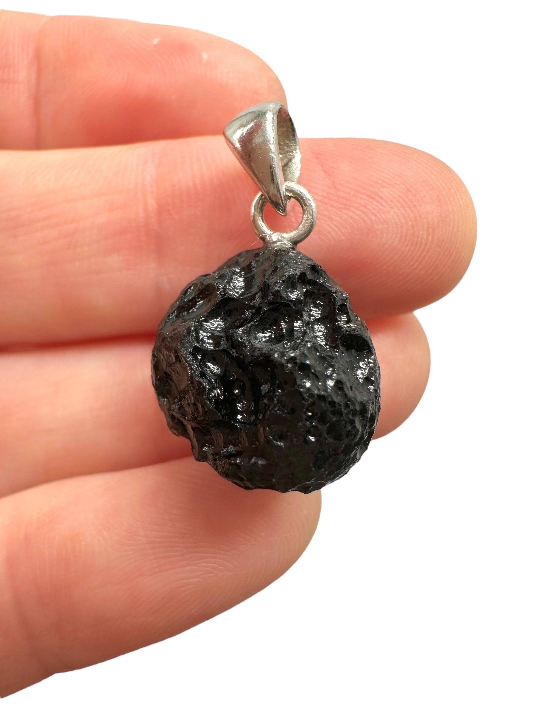 Silver indochinite pendant 3,6g - SP/I009