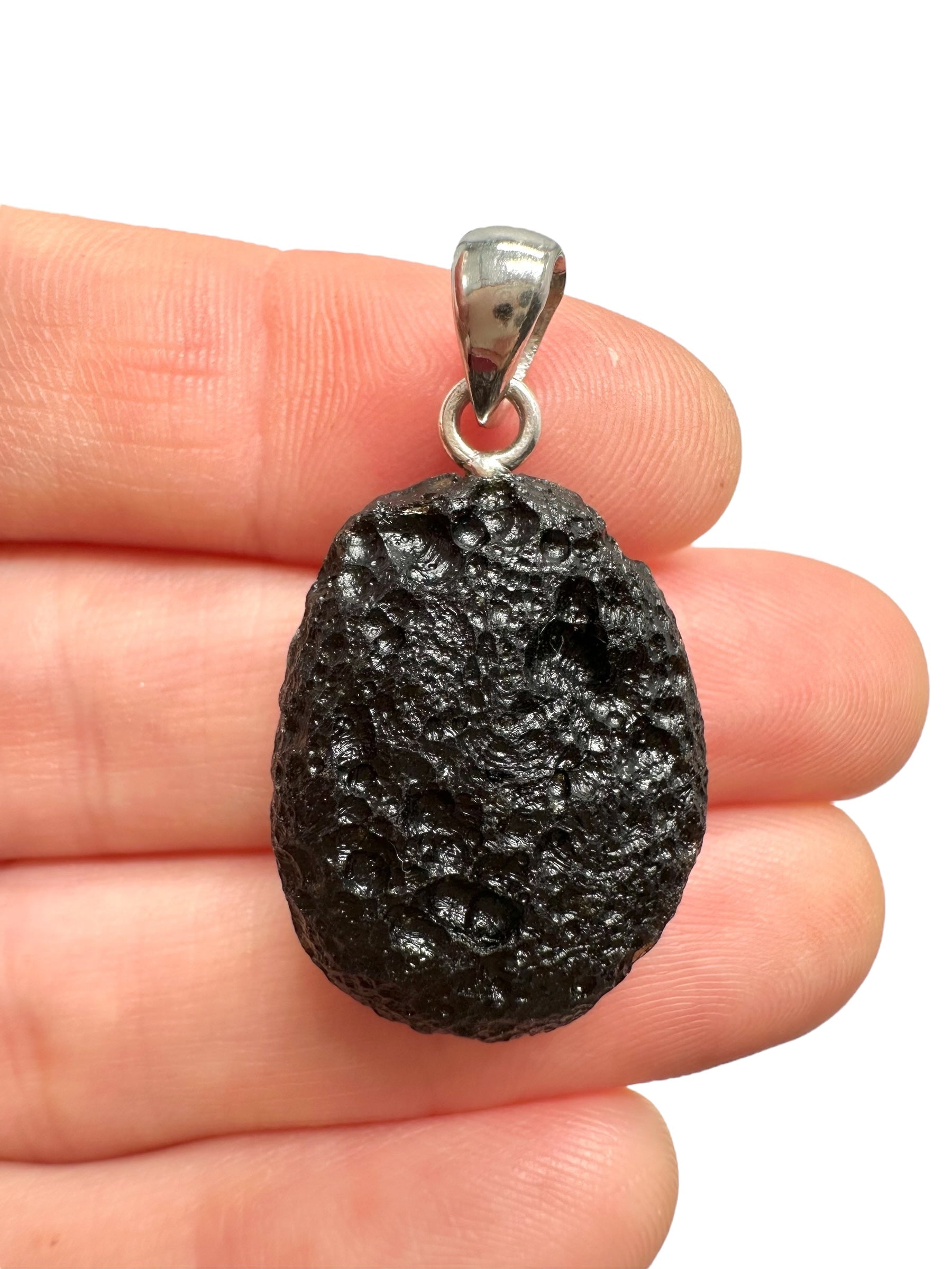 Silver indochinite pendant 5,4g - SP/I010