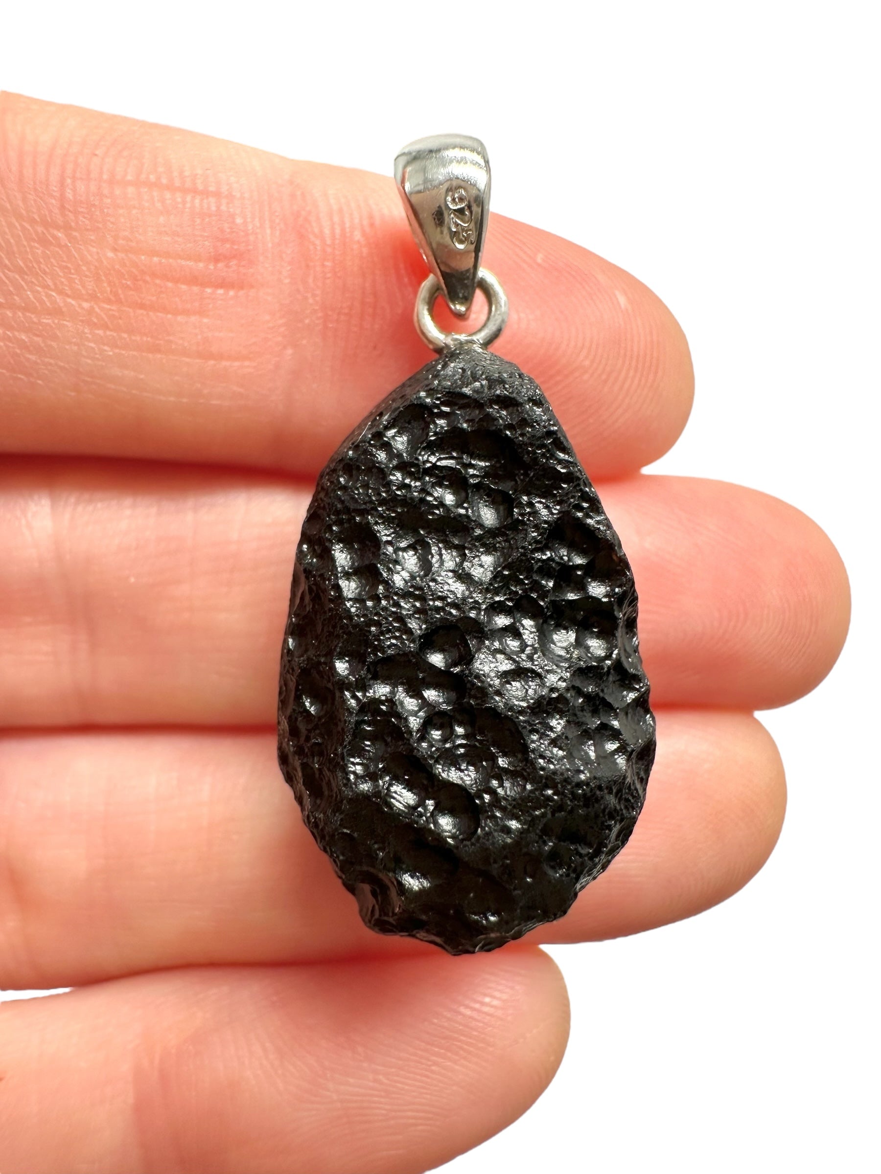 Silver indochinite pendant 6,3g - SP/I011