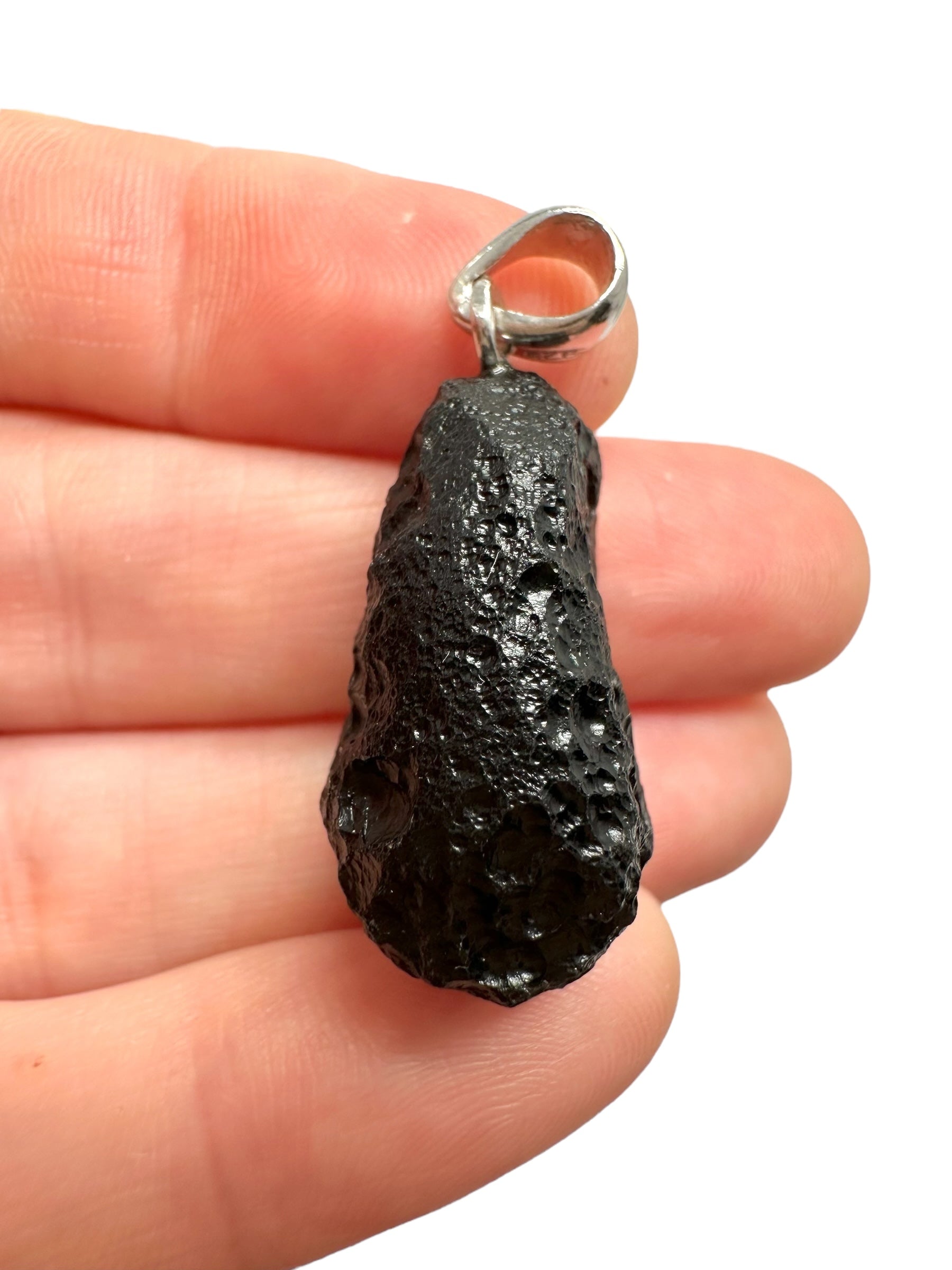 Silver indochinite pendant 6,3g - SP/I011