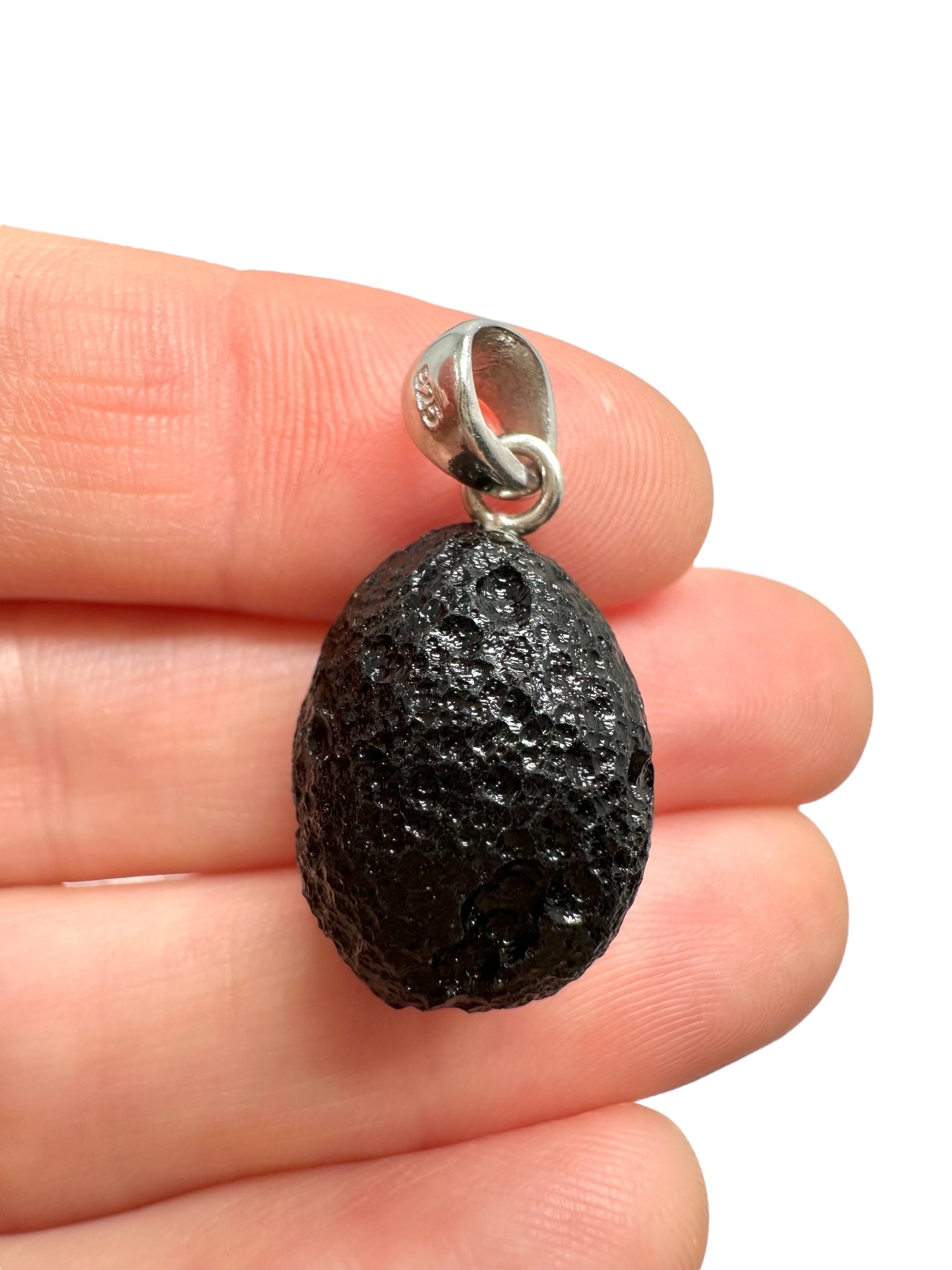 Silver indochinite pendant 4,7g - SP/I012