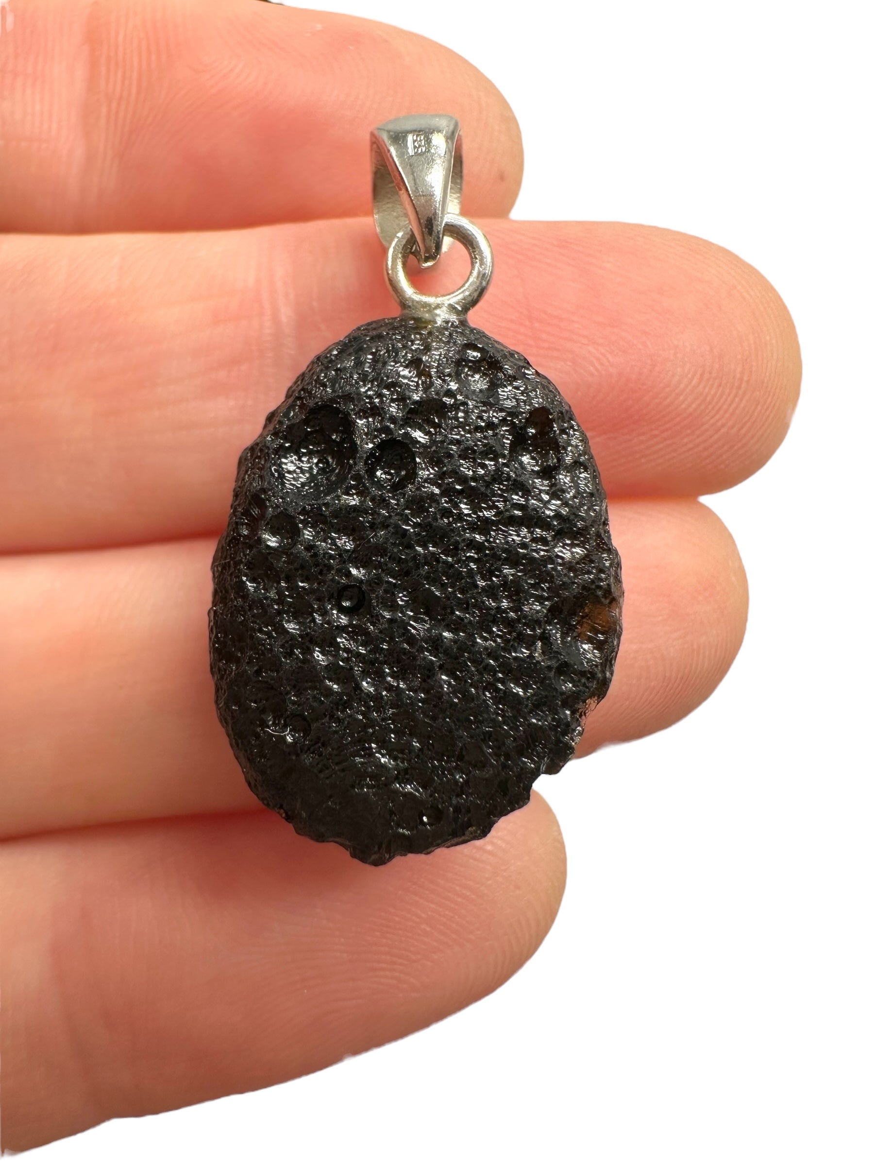 Silver indochinite pendant 3,2g - SP/I016