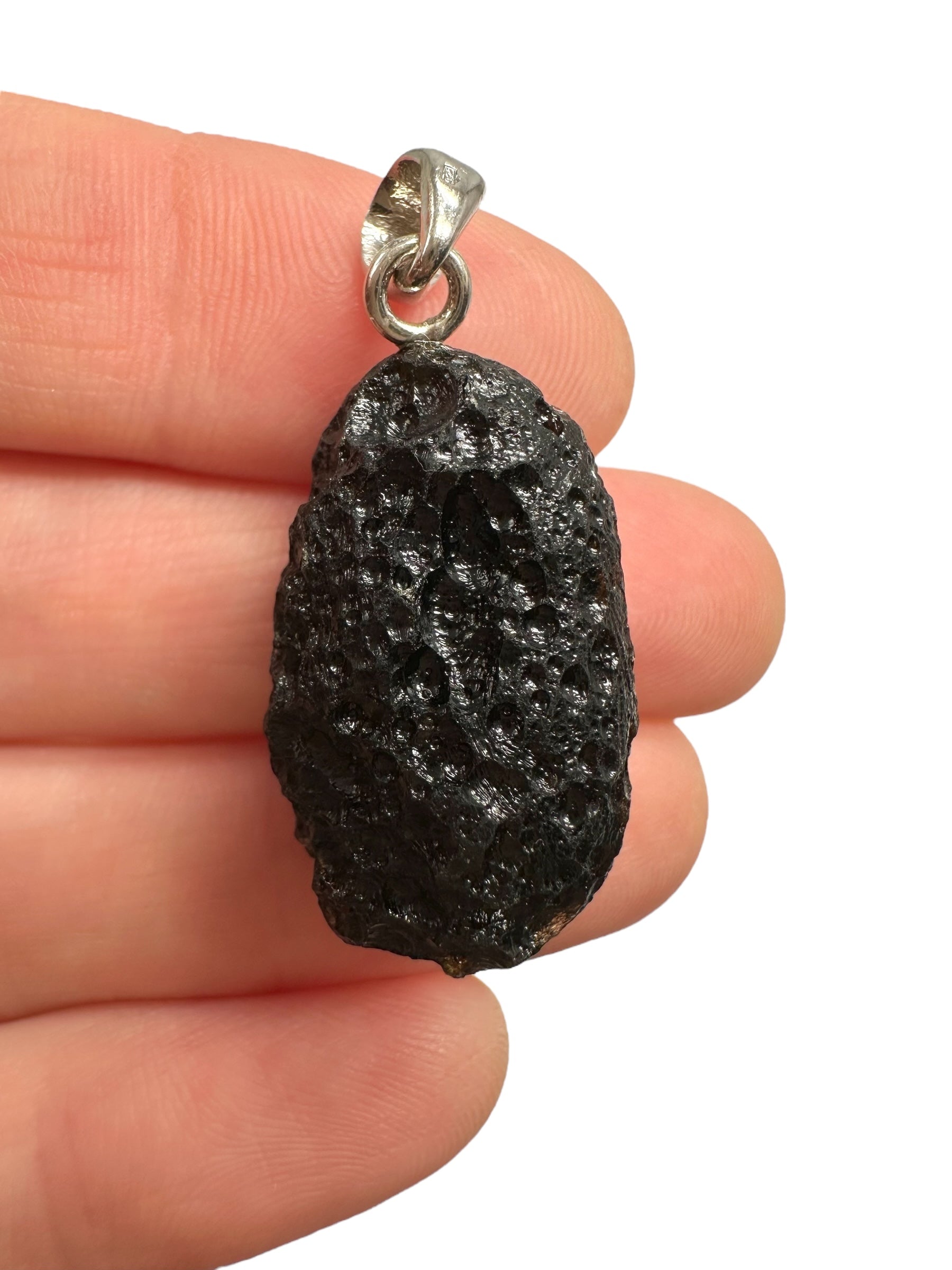 Silver indochinite pendant 5,8g - SP/I017