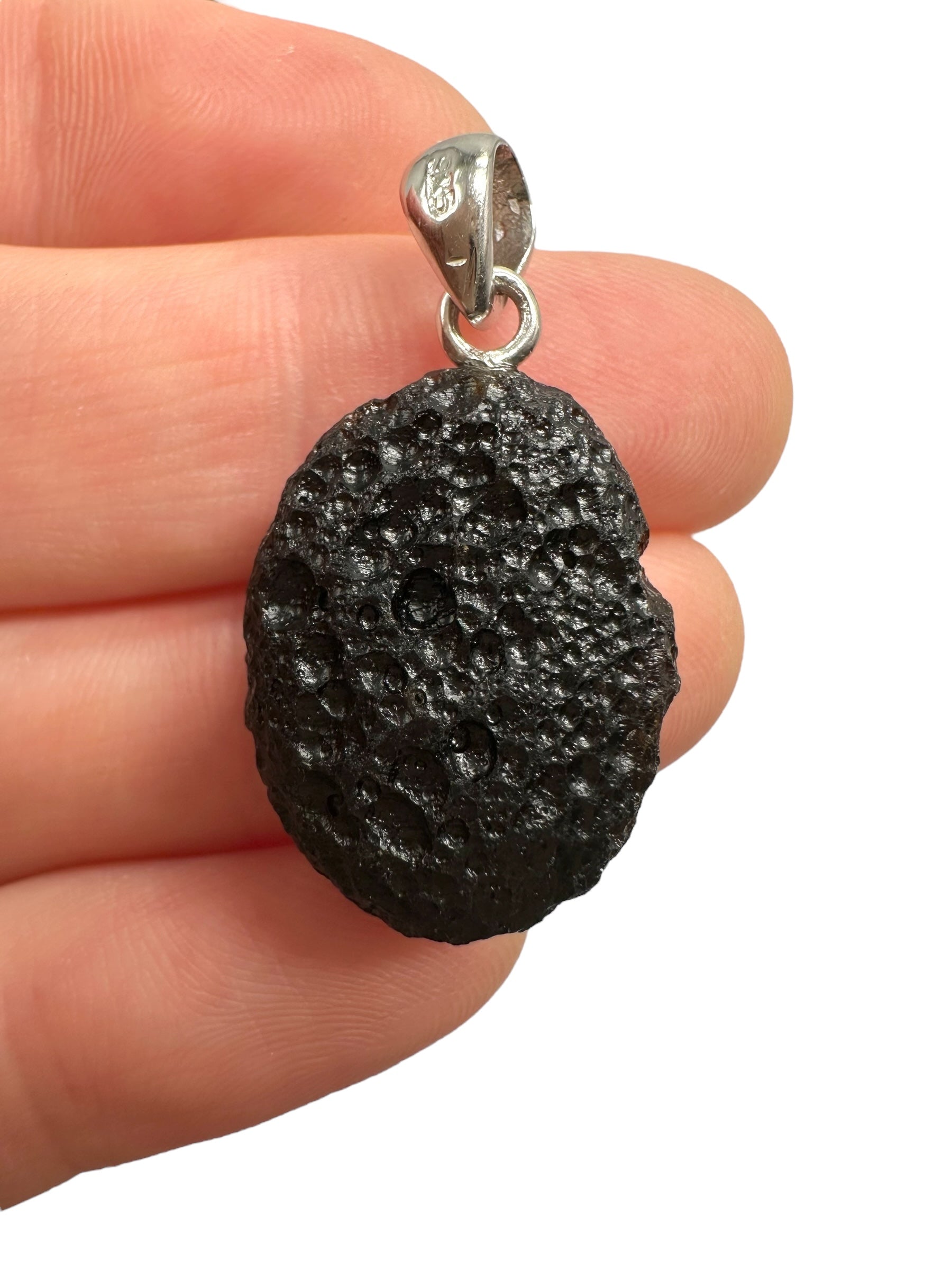 Silver indochinite pendant 3,7g - SP/I018