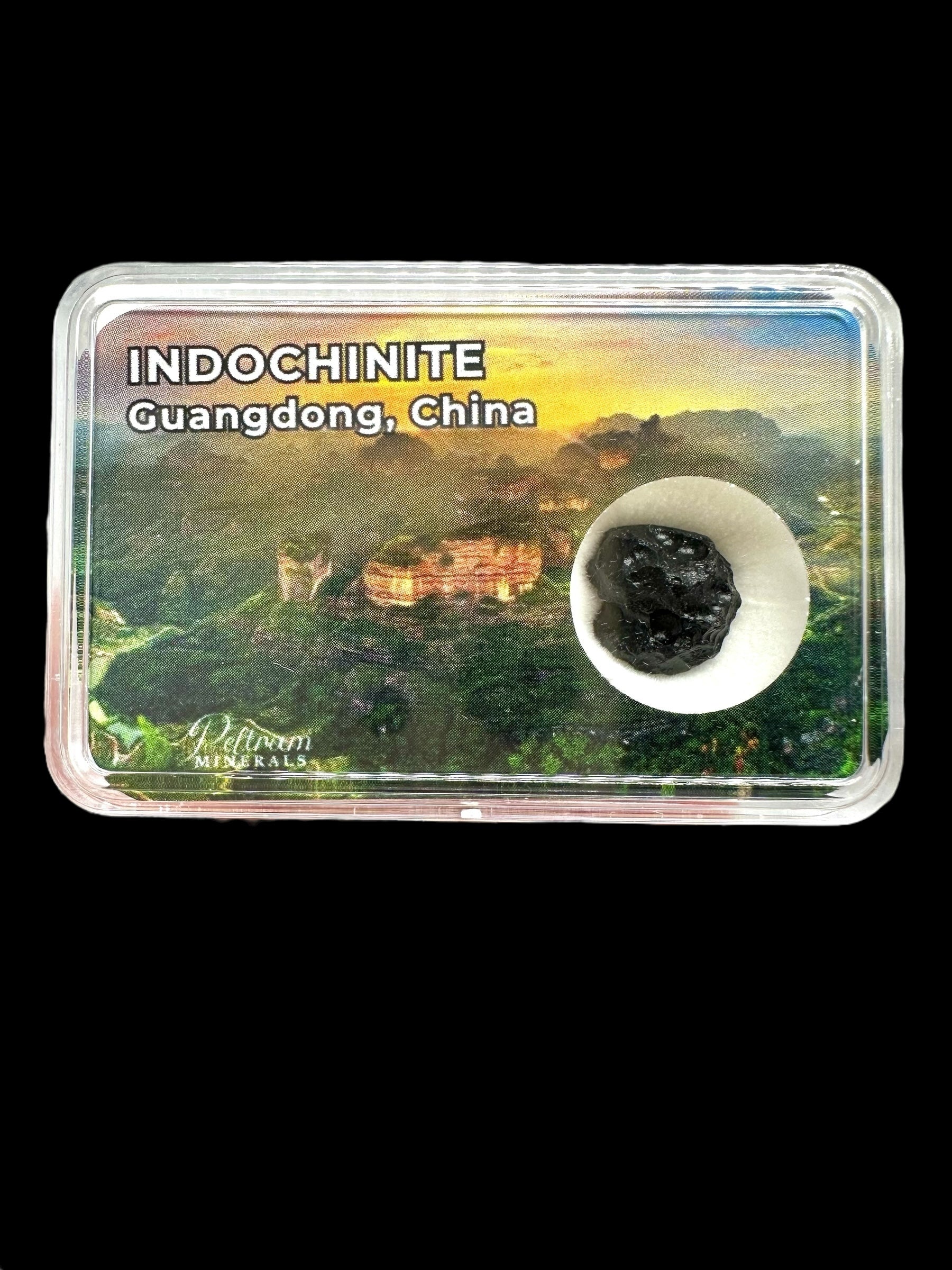 Indochinite in box – Guangdong, China