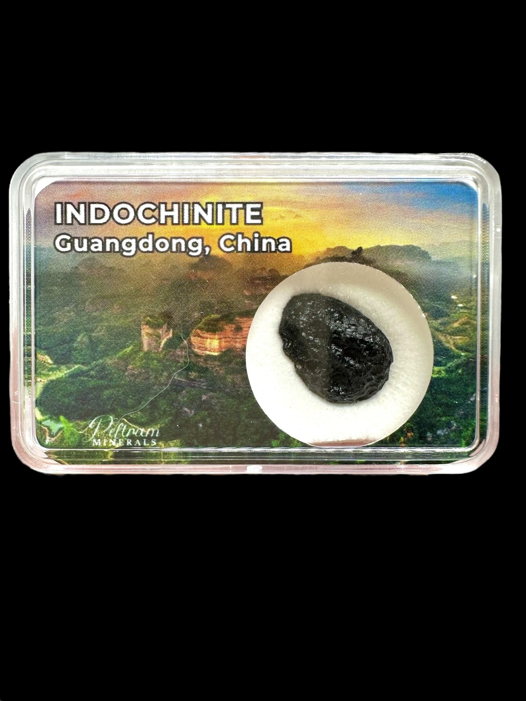 Indochinite in box – Guangdong, China