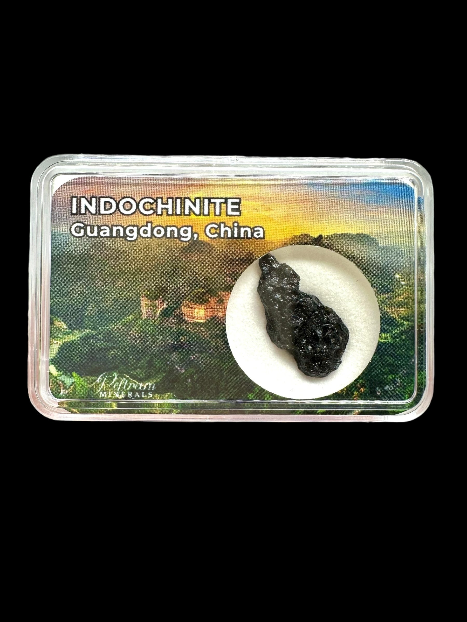 Indochinite in box – Guangdong, China