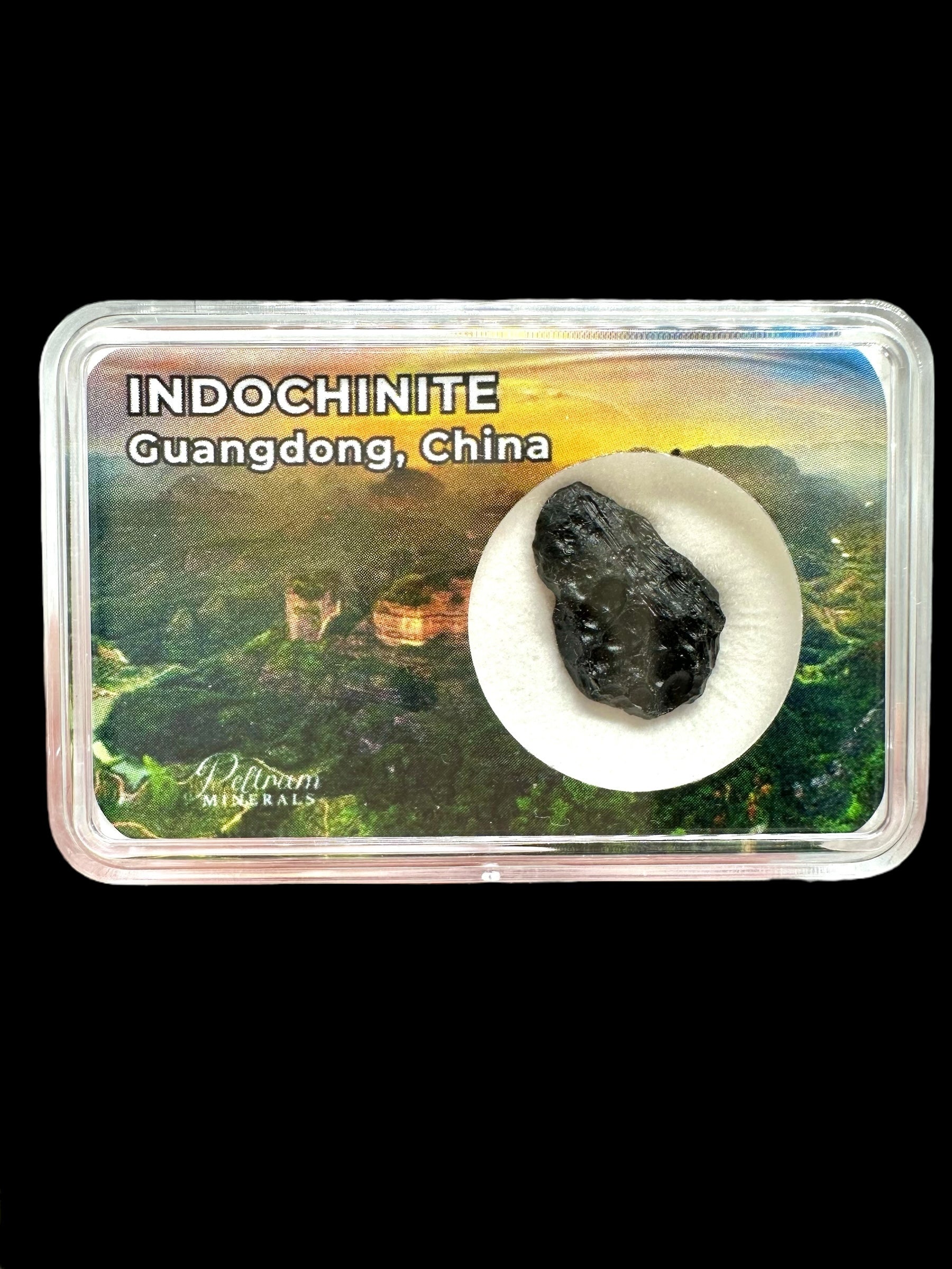 Indochinite in box – Guangdong, China