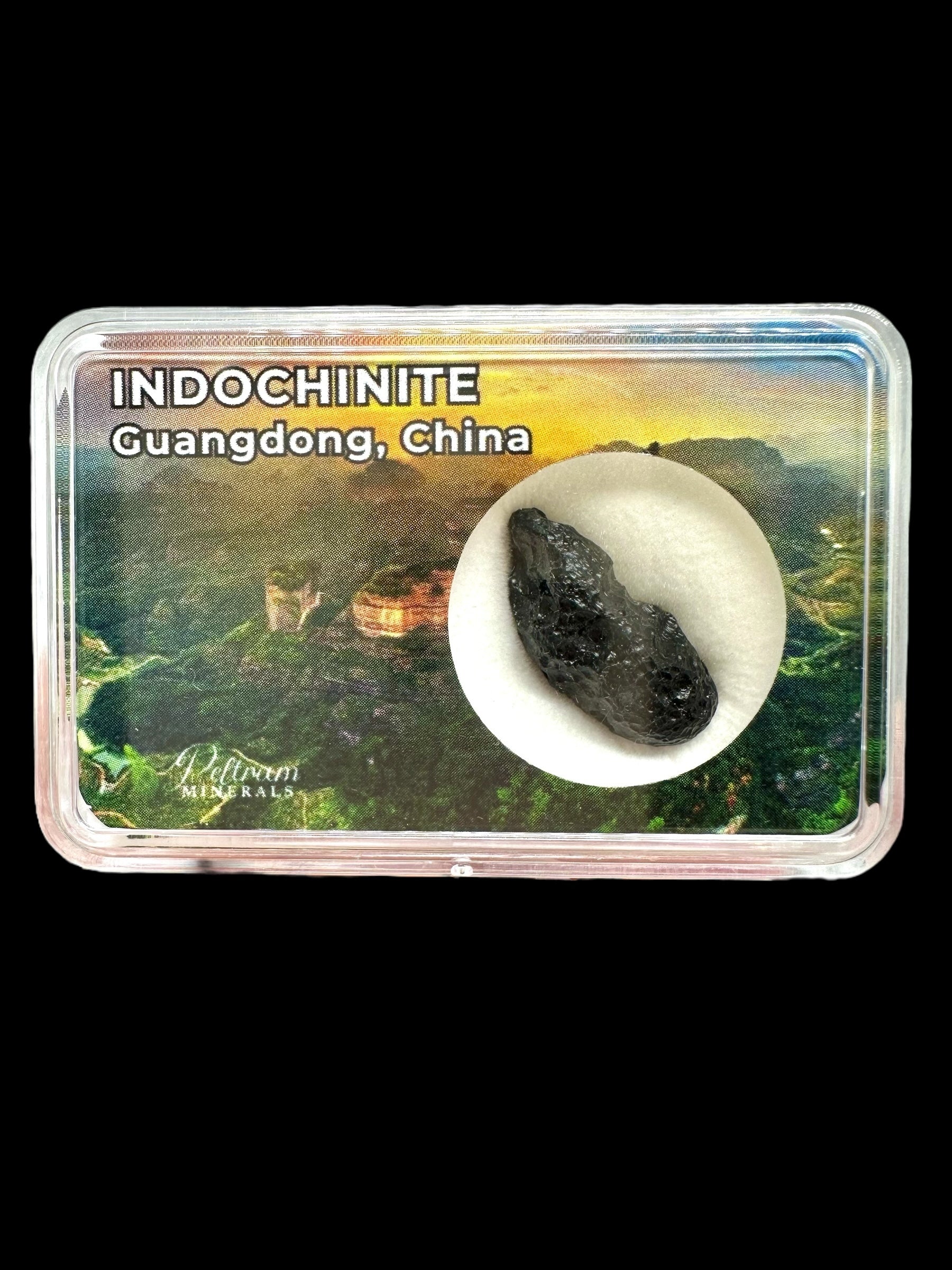 Indochinite in box – Guangdong, China