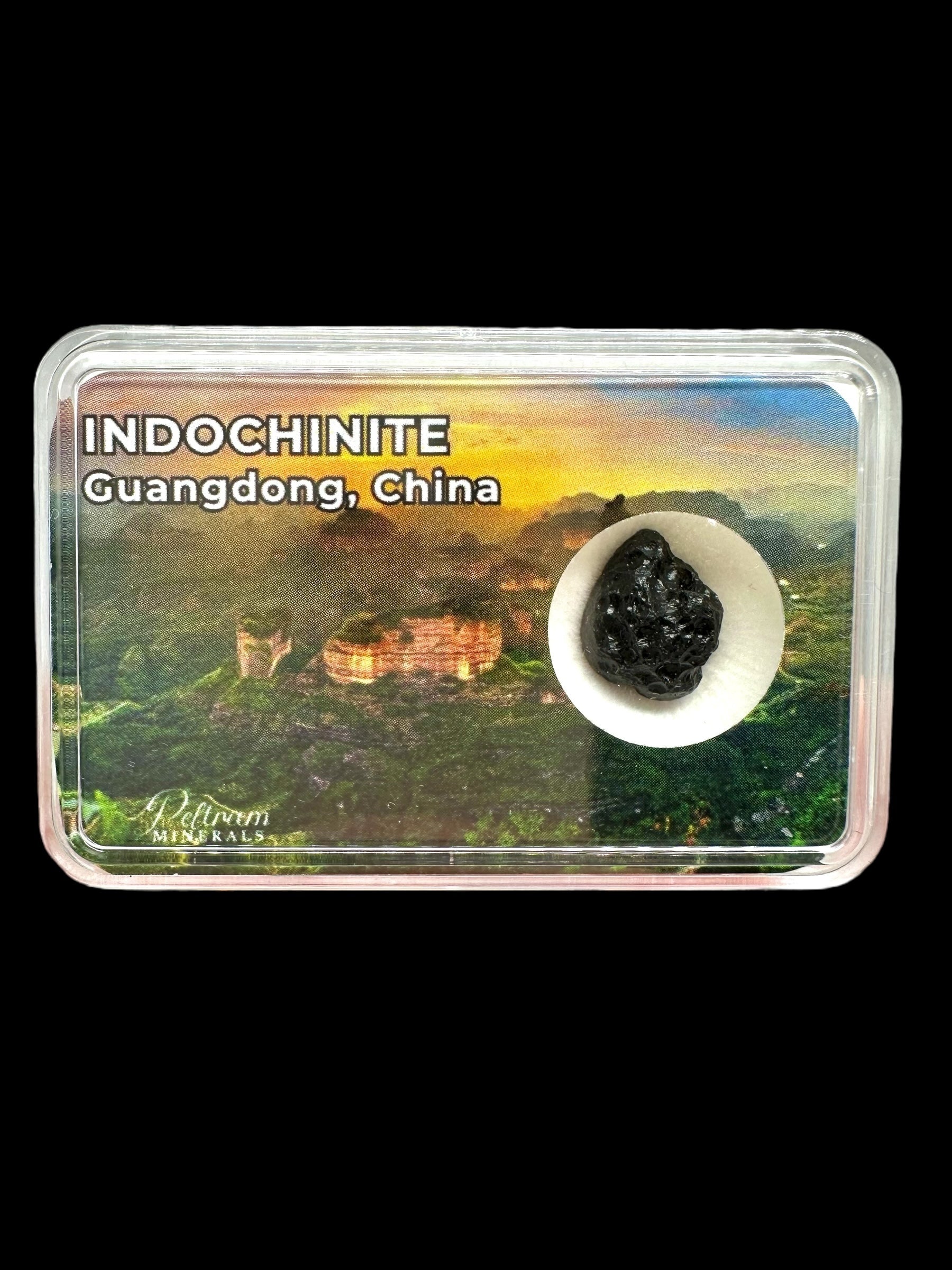 Indochinite in box – Guangdong, China