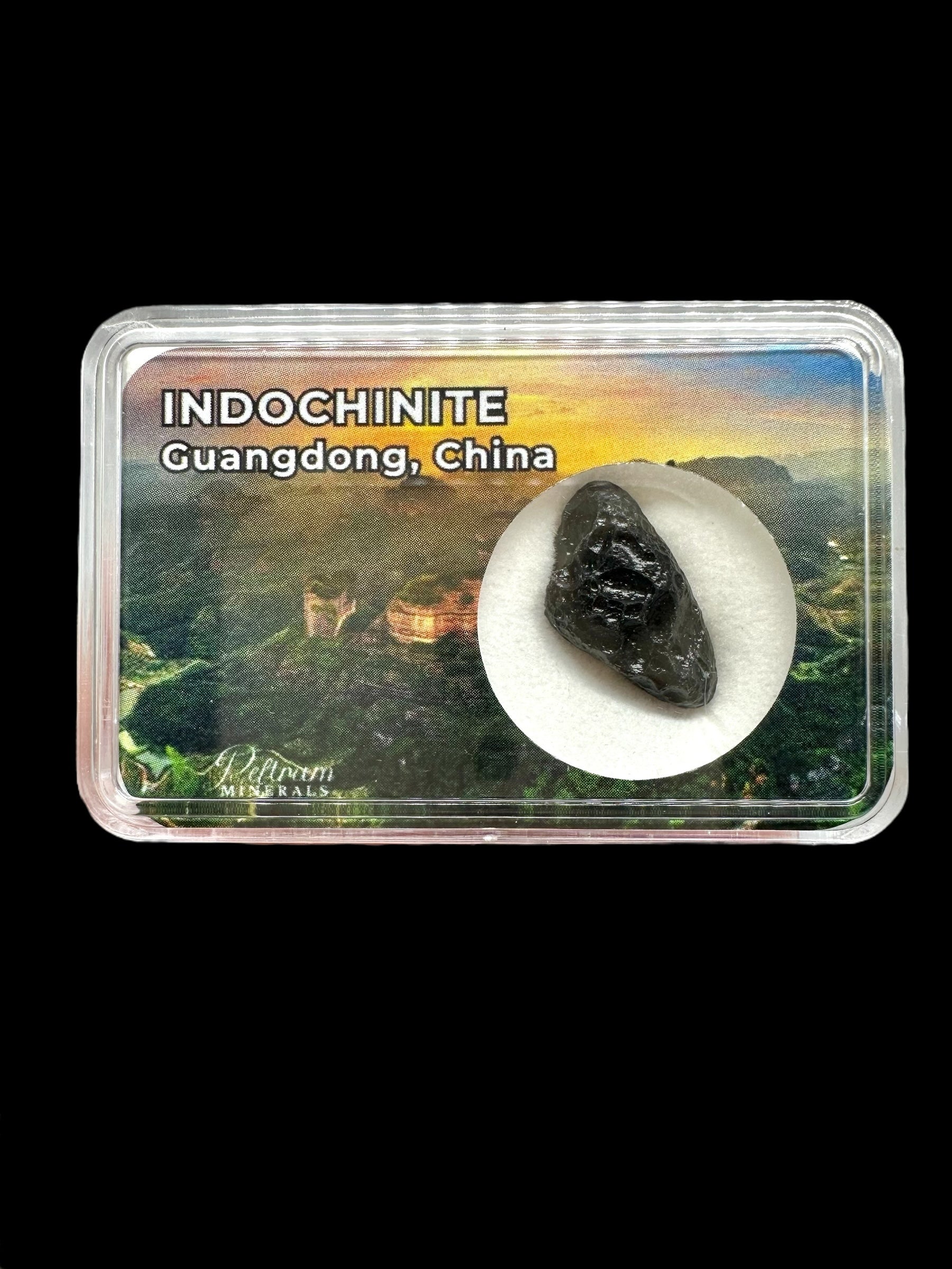 Indochinite in box – Guangdong, China