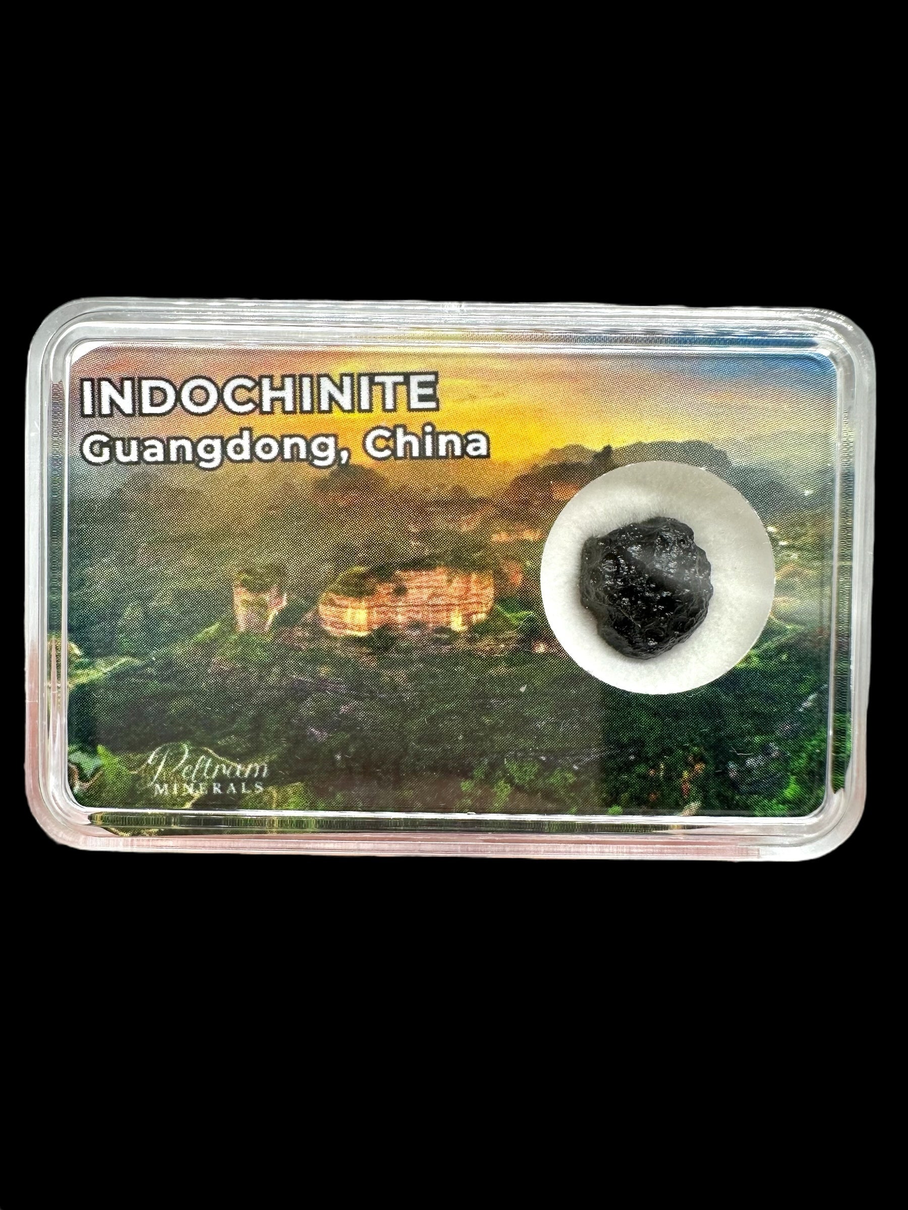 Indochinite in box – Guangdong, China