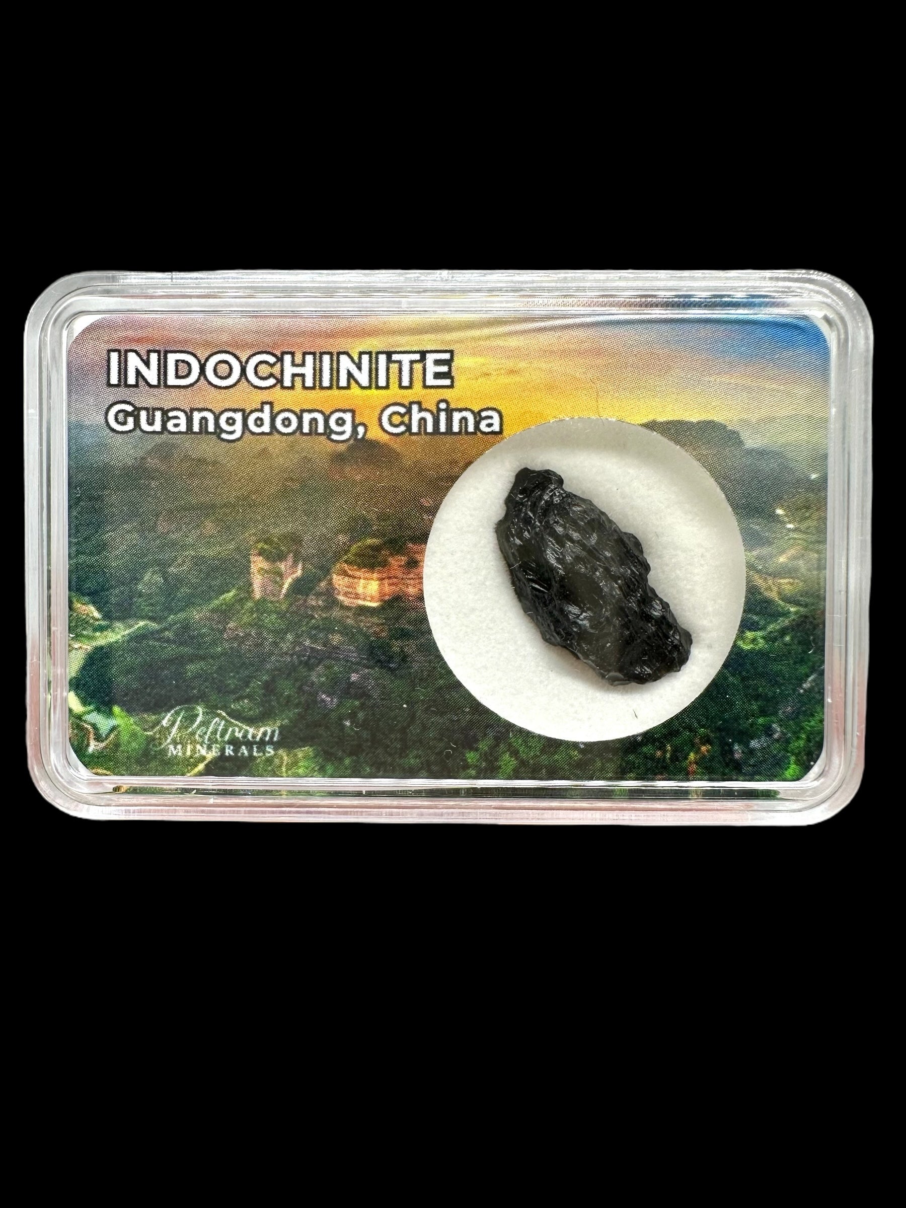 Indochinite in box – Guangdong, China