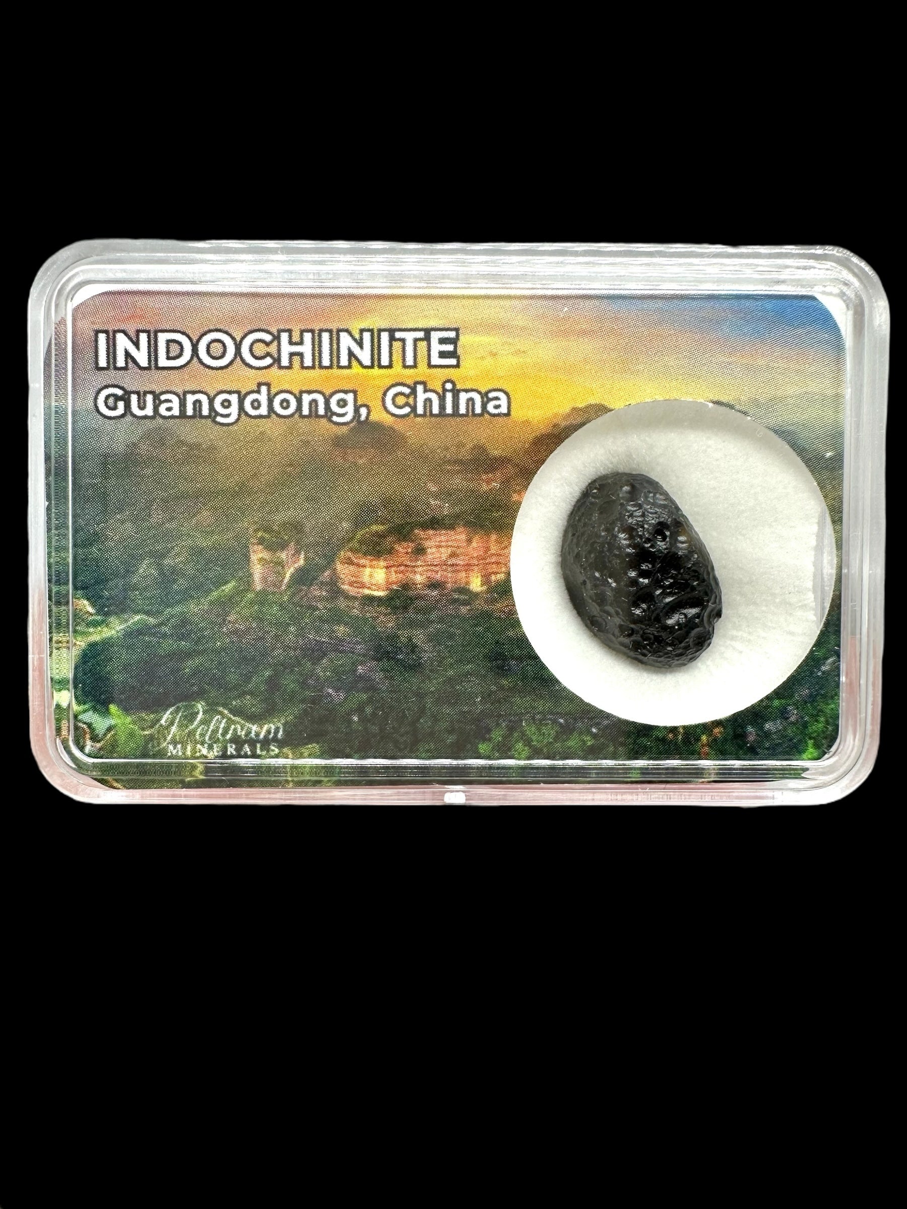 Indochinite in box – Guangdong, China