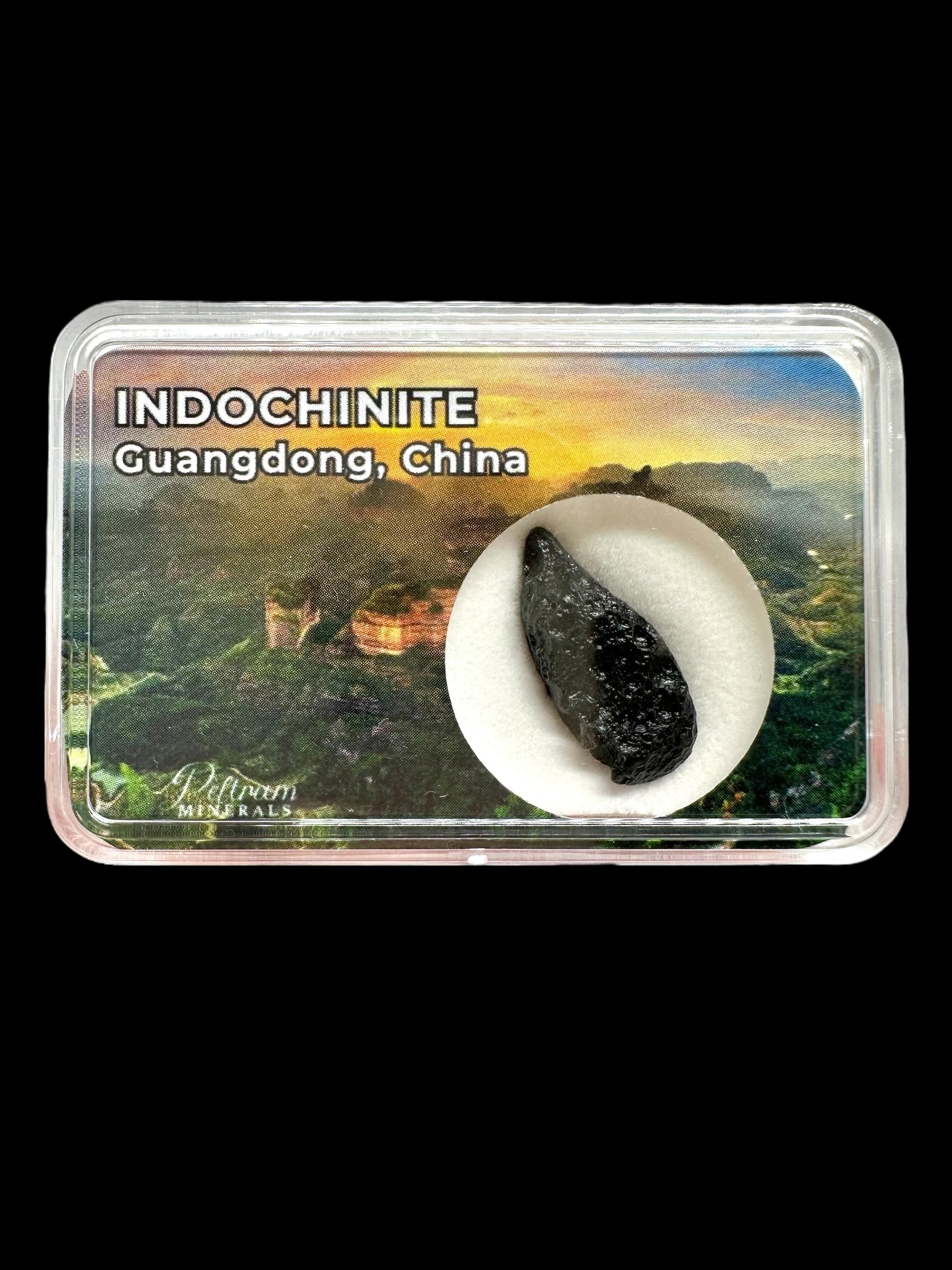 Indochinite in box – Guangdong, China