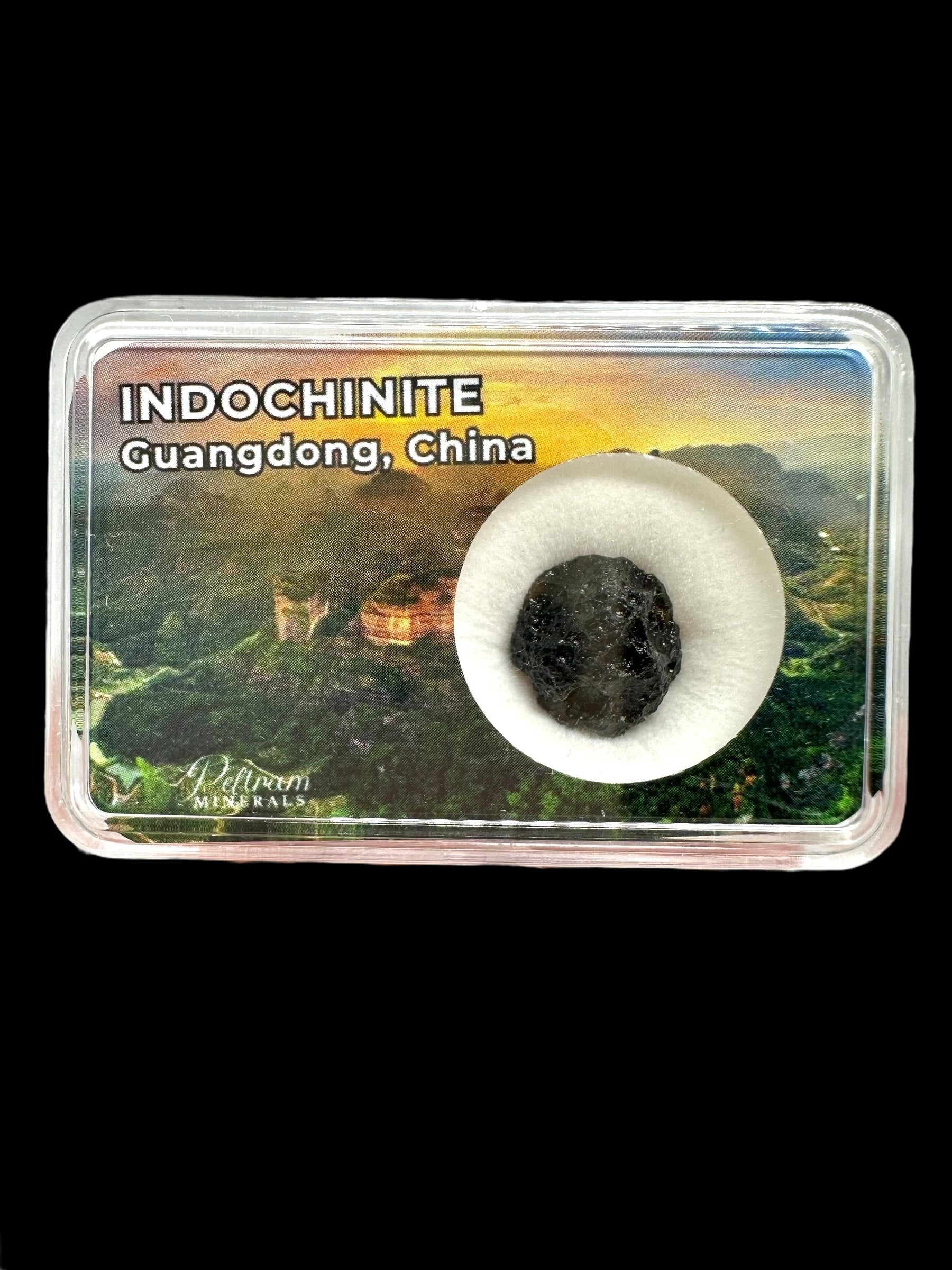 Indochinite in box – Guangdong, China