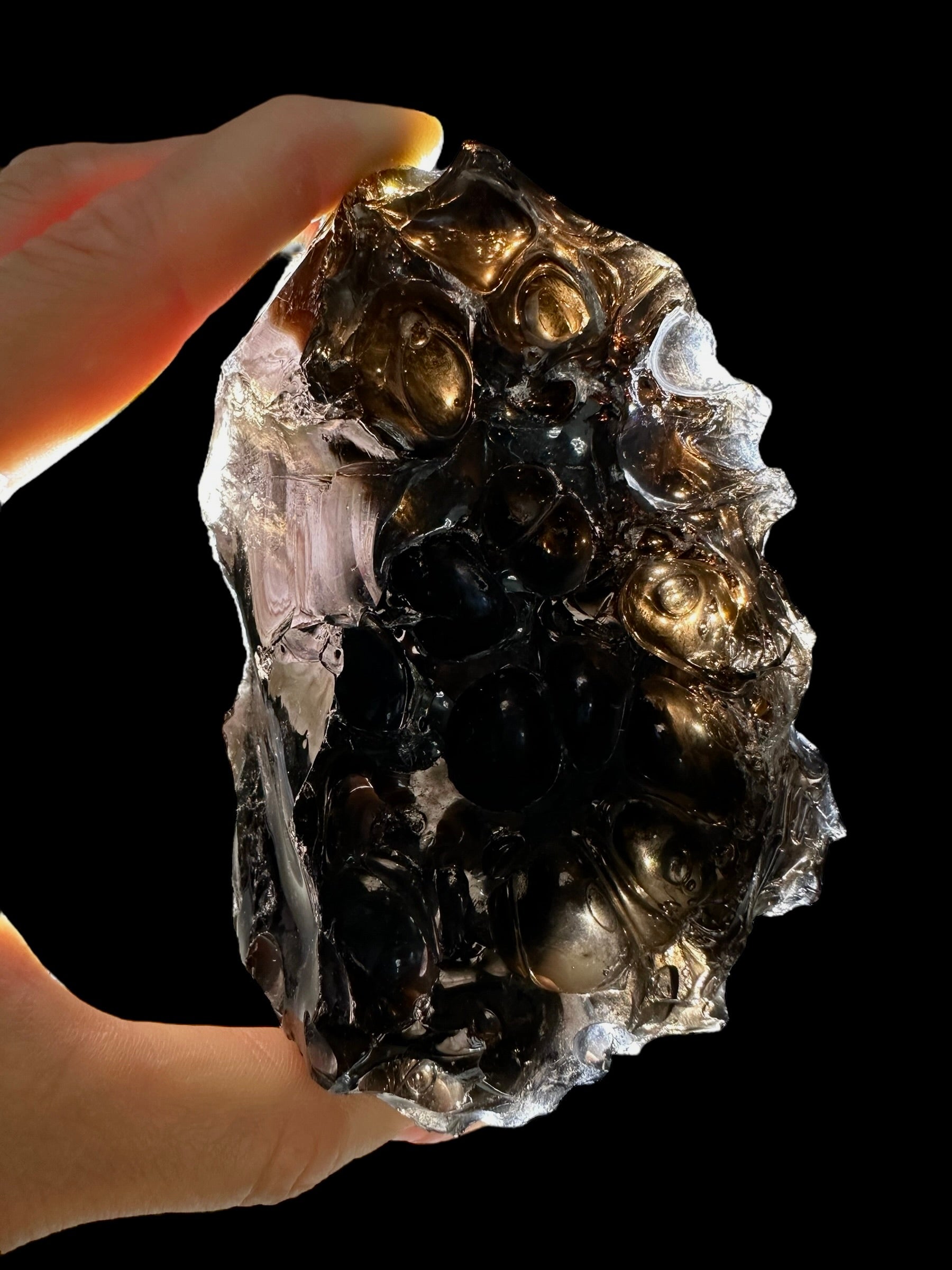 Bubble Obsidian 369,1g – Lake Sevan, Armenia - BUO08