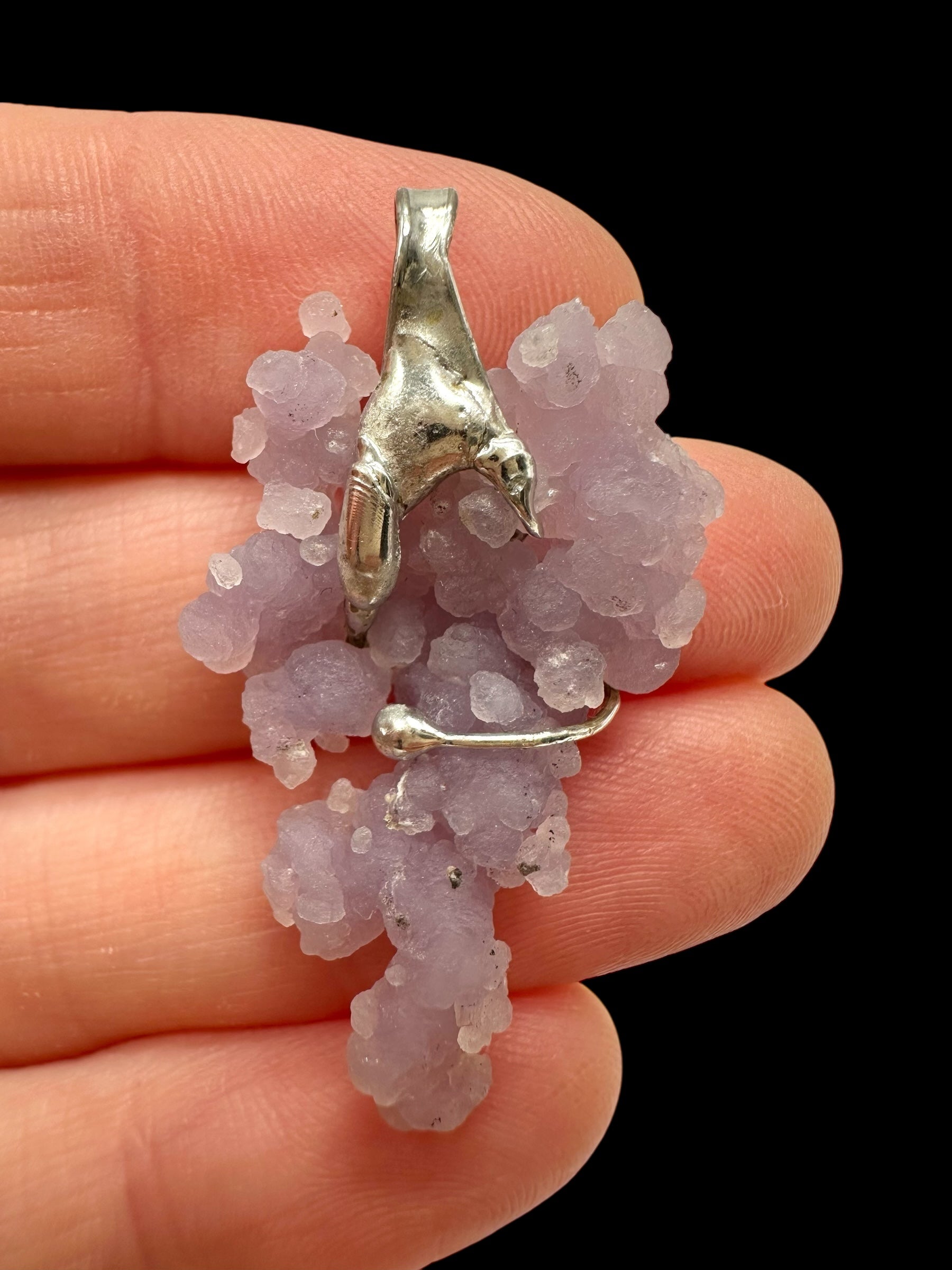 Grape chalcedony pendant - P/HCH93