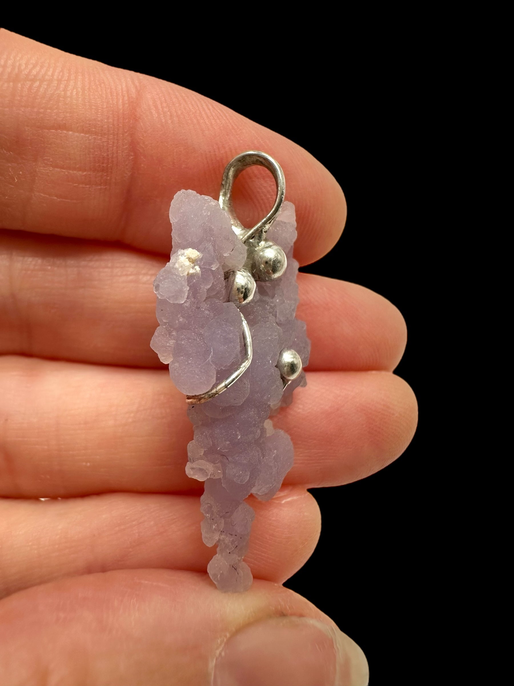 Grape chalcedony pendant - P/HCH93