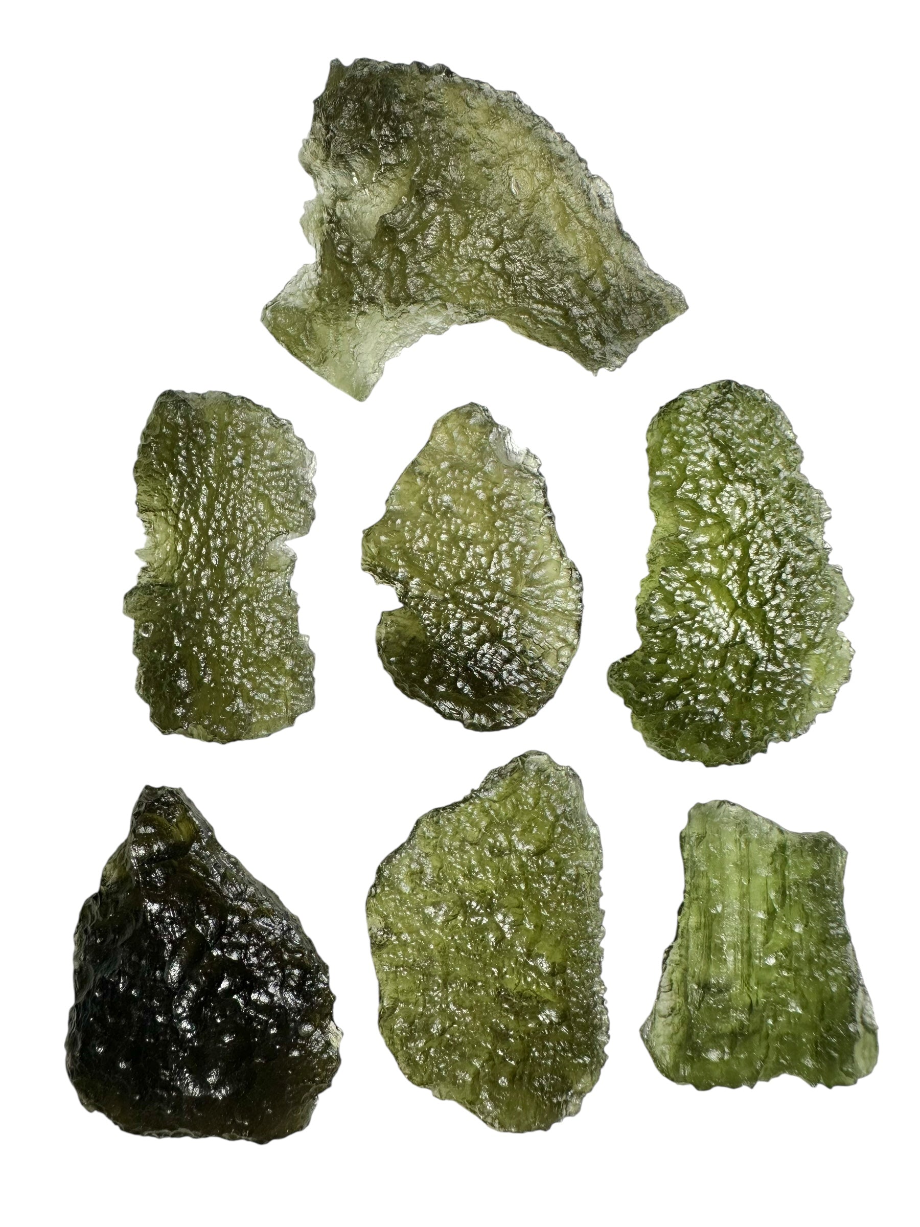 Undamaged thin Moldavites – 34,4g