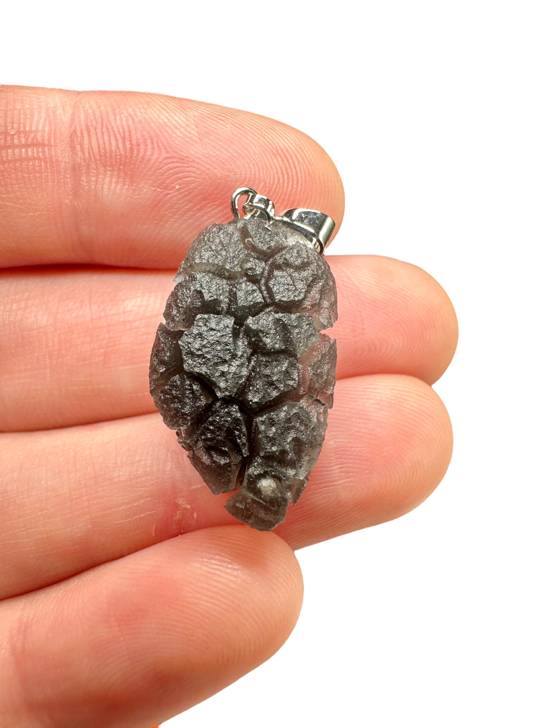 Pendant made from carpathian obsidian 3,2g - P/OB08