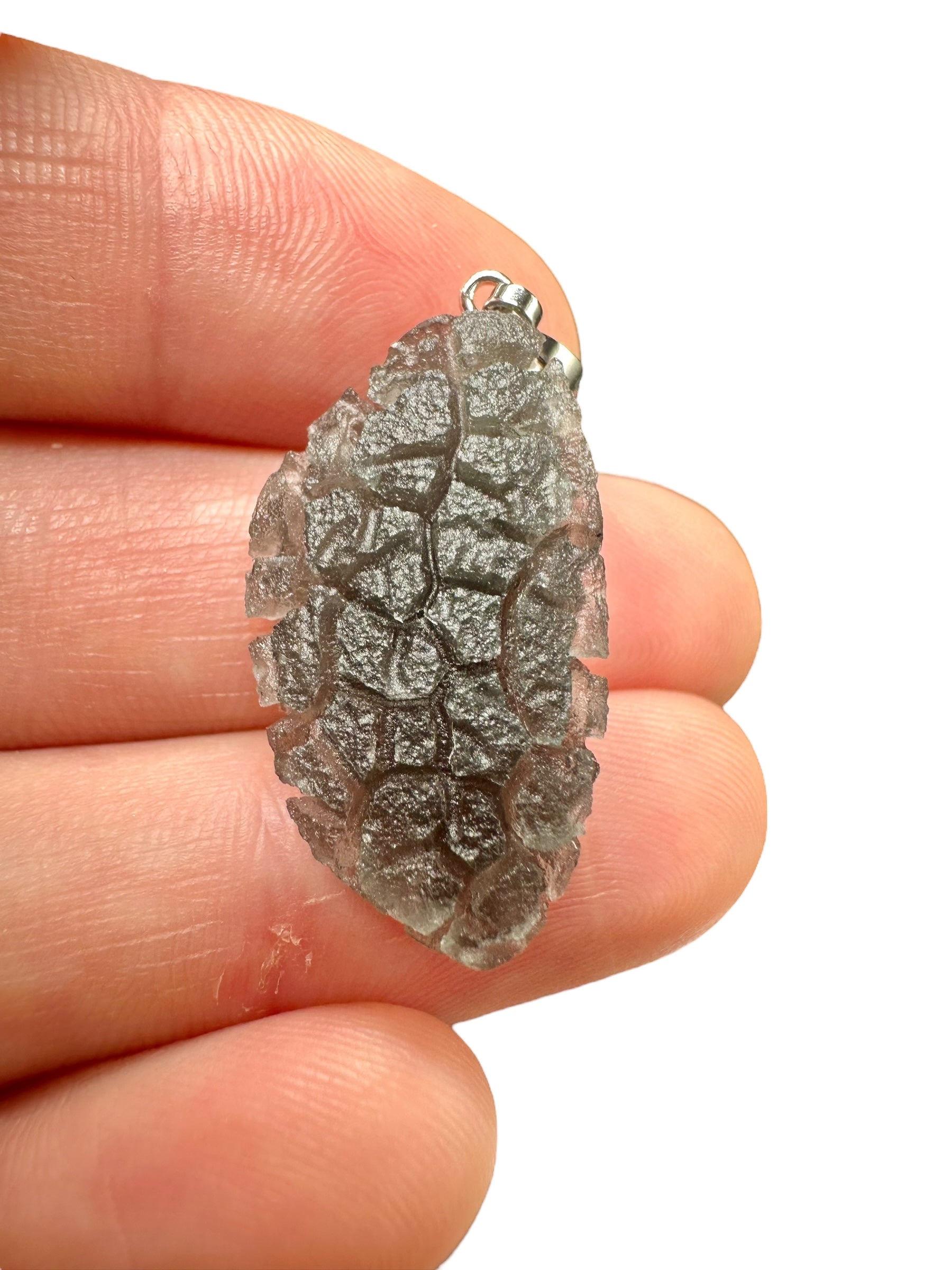 Pendant made from carpathian obsidian 2,9g - P/OB13