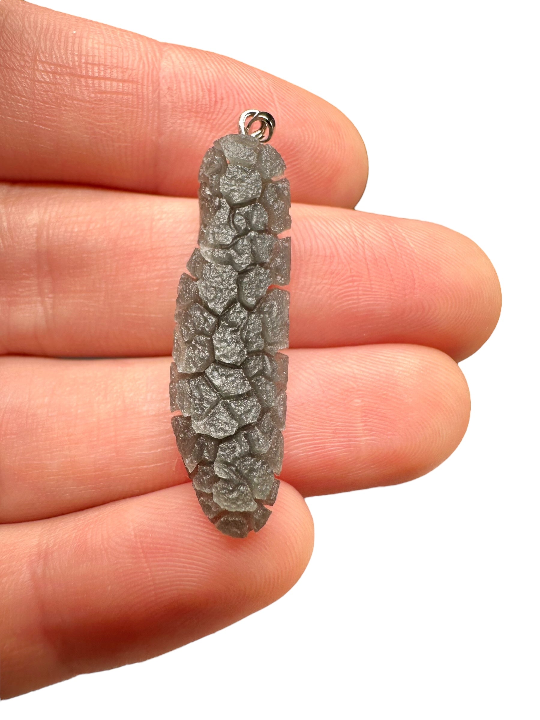 Pendant made from carpathian obsidian 2,1g - P/OB16