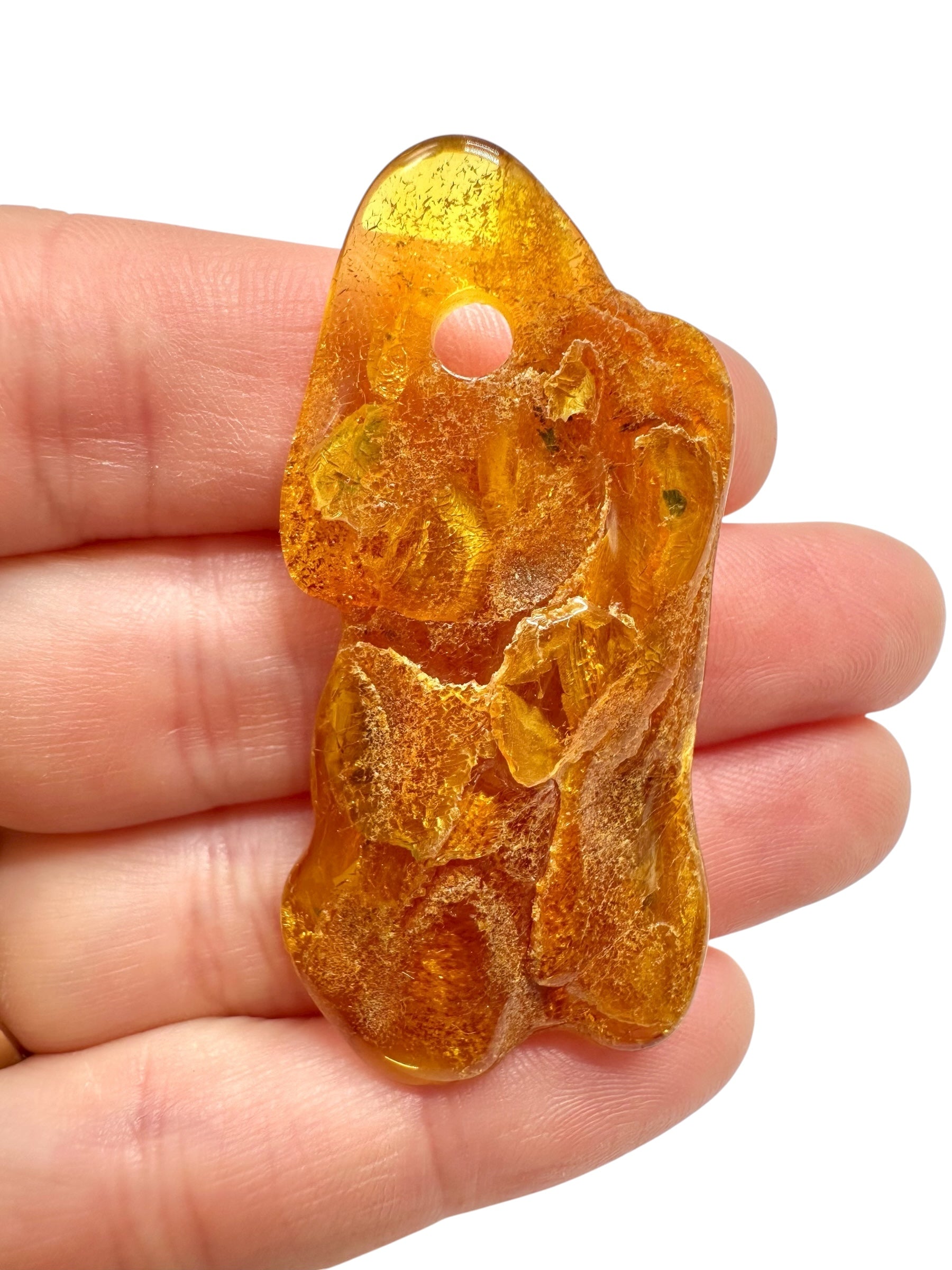 Amber with a drilled hole for hanging 4,5g – Lithuania