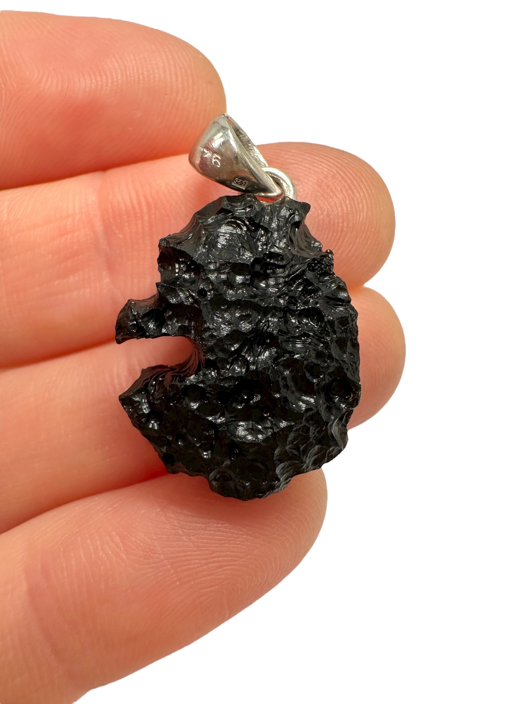 Silver bilitonite pendant 3,5g