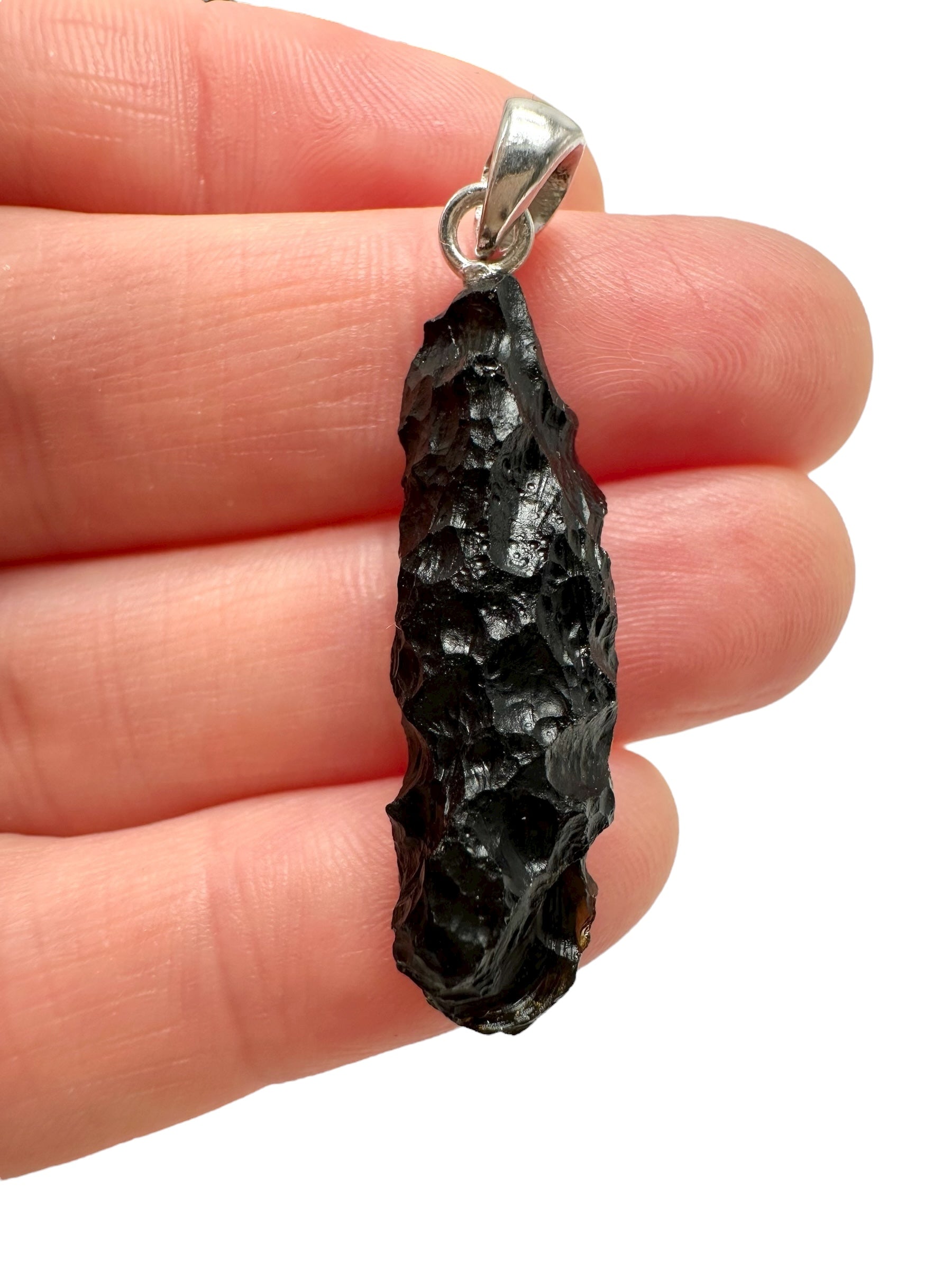 Silver bilitonite pendant 3,3g