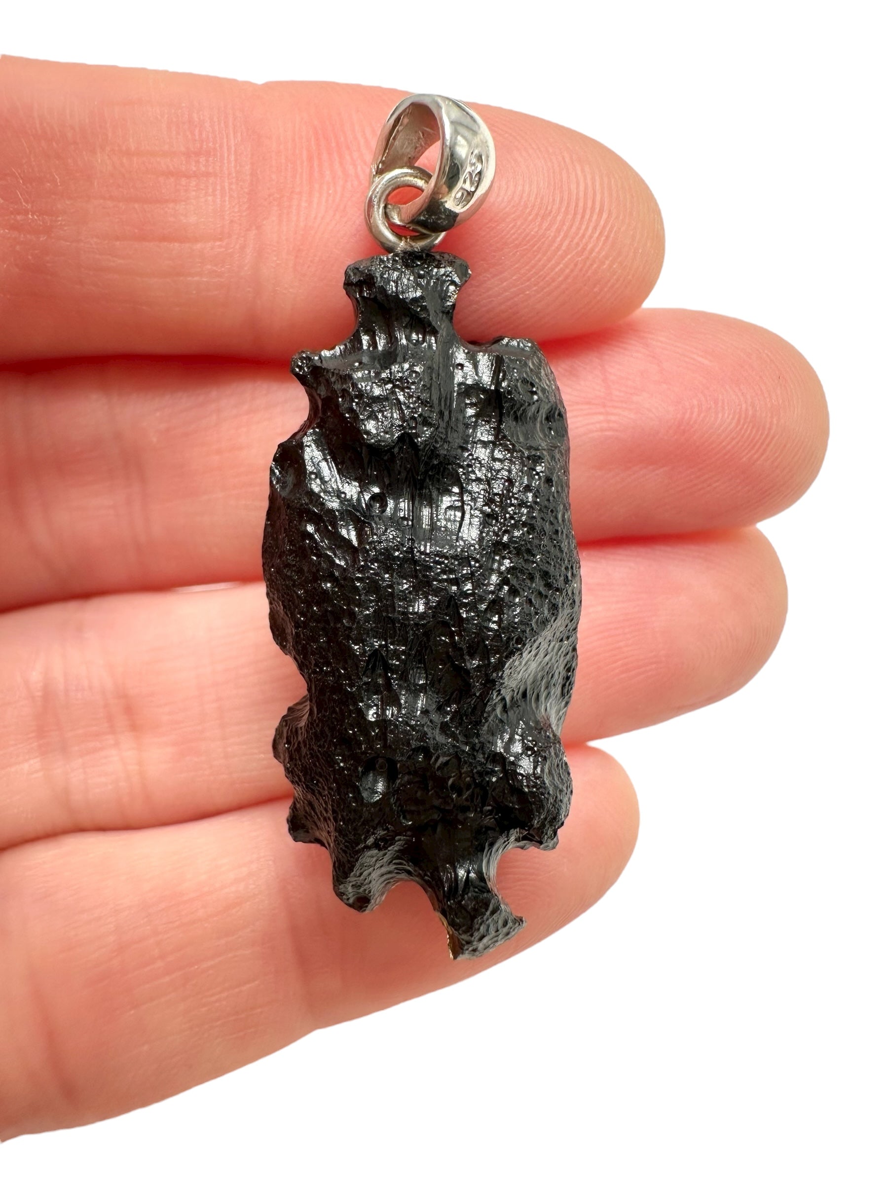 Silver bilitonite pendant 7,6g