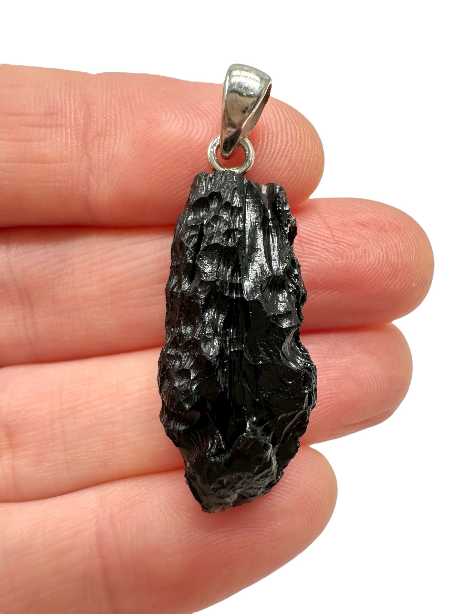 Silver bilitonite pendant 4,4g