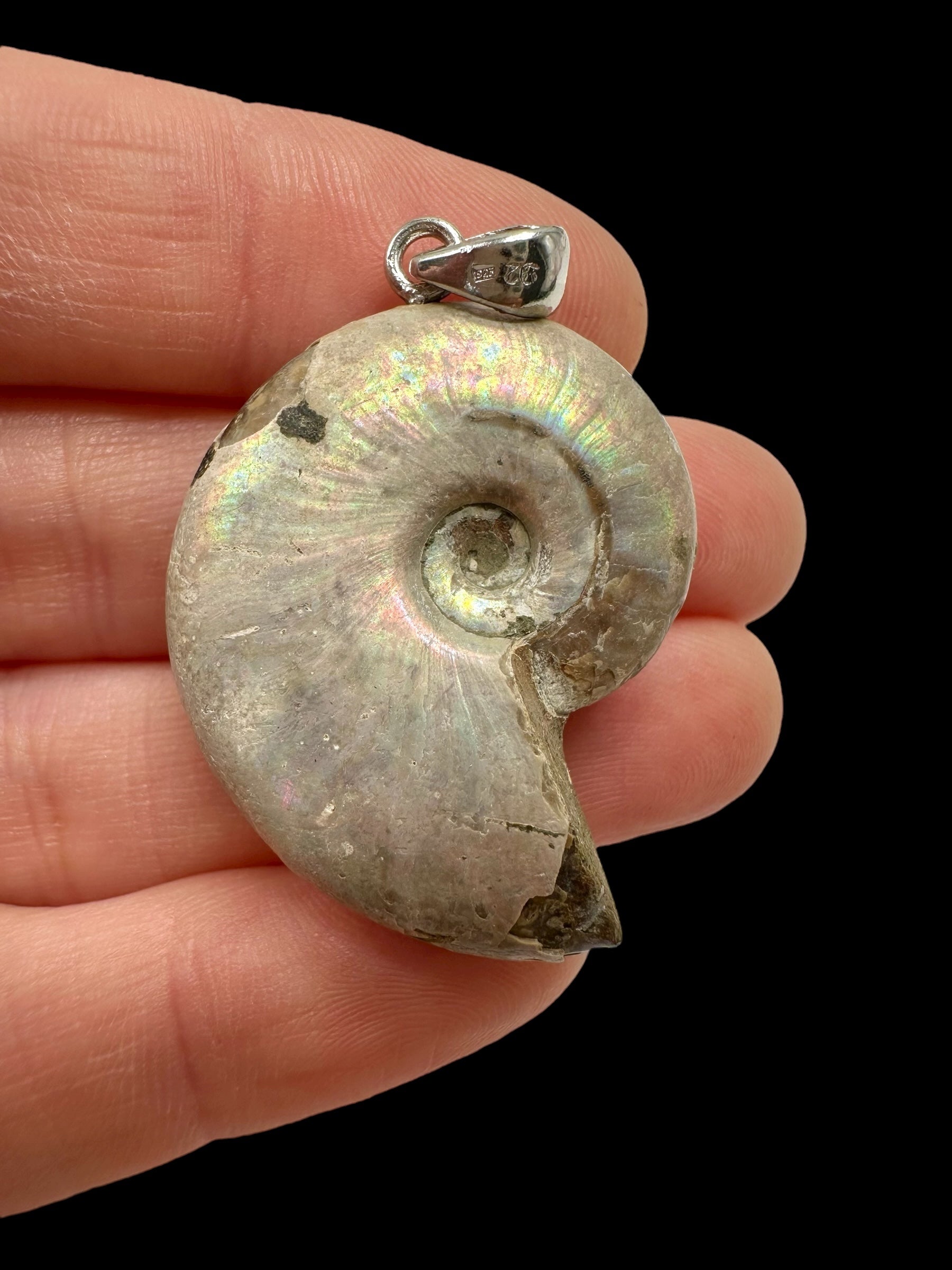 Silver ammonite pendant 10,7g – Madagascar - SP/AM01