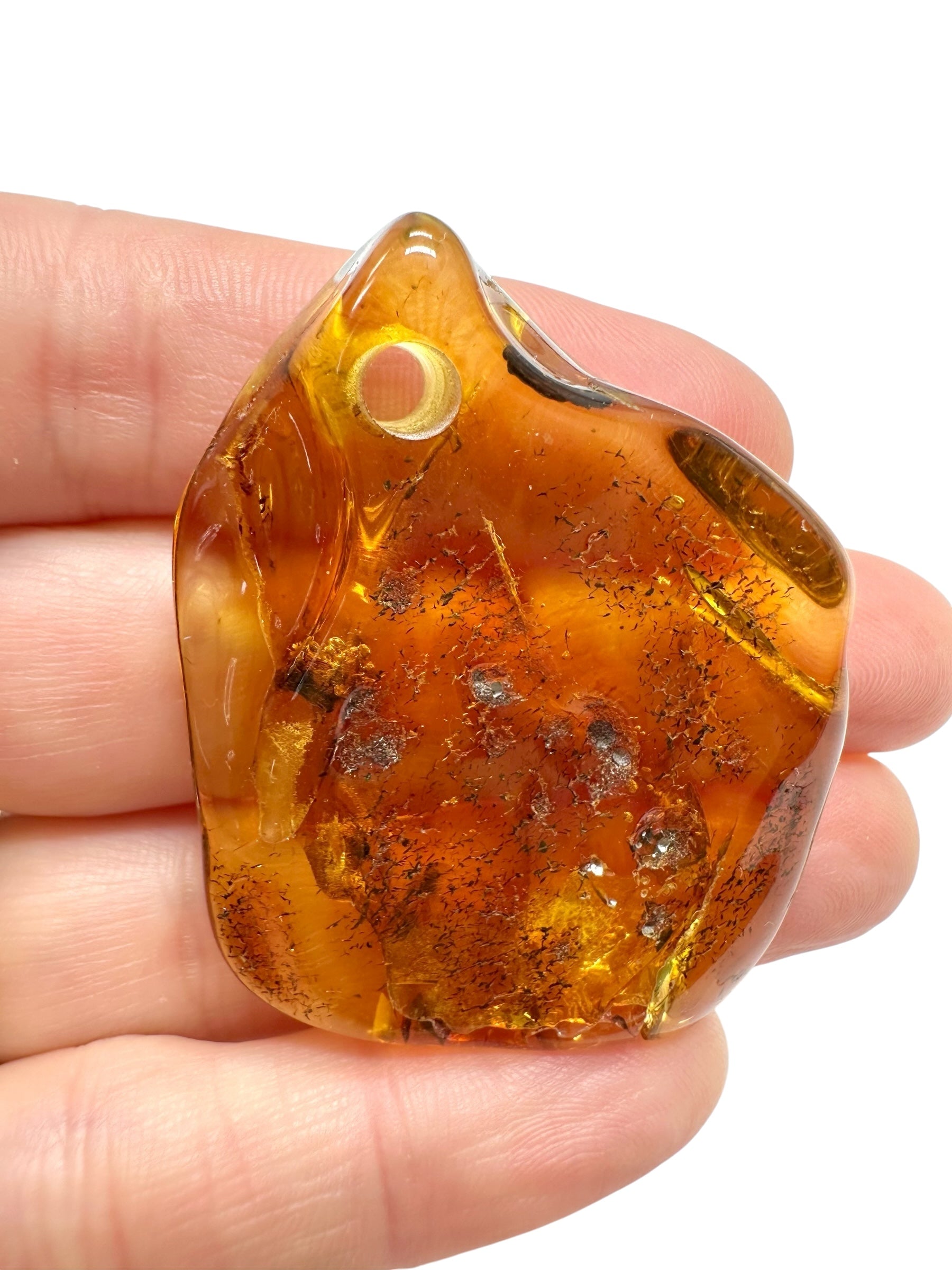 Amber with a drilled hole for hanging 7,2g – Lithuania